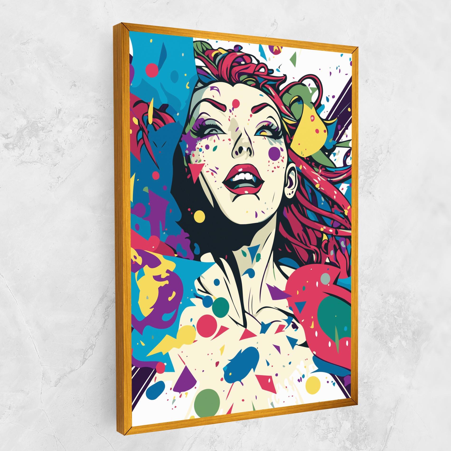 Obraz na Płótnie Fictional Woman mockup 1