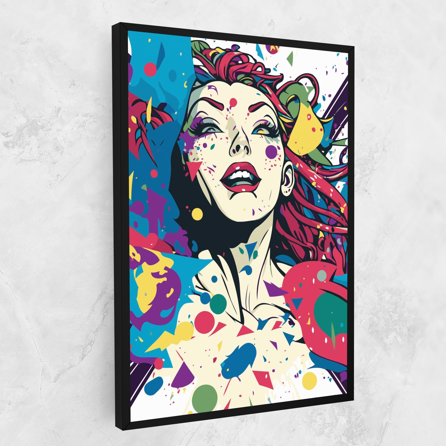 Obraz na Płótnie Fictional Woman mockup 1