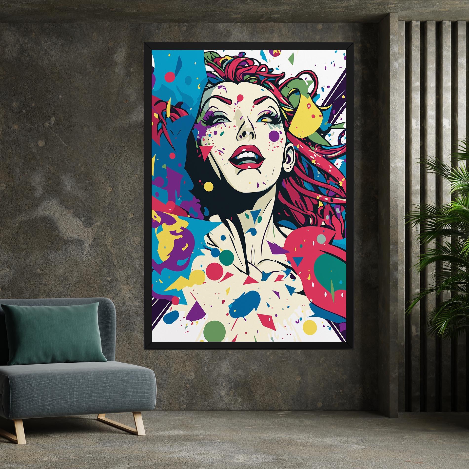 Obraz na Płótnie Fictional Woman mockup 7