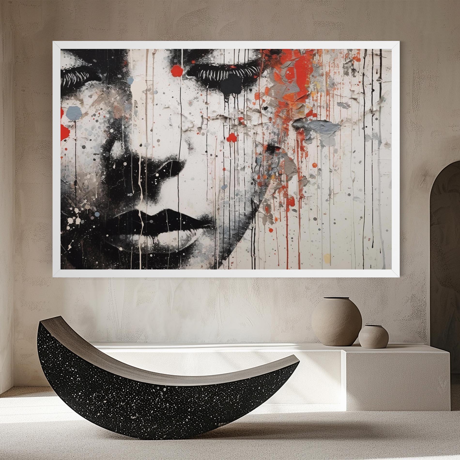 Obraz na Płótnie Ink Street Graffiti mockup 8