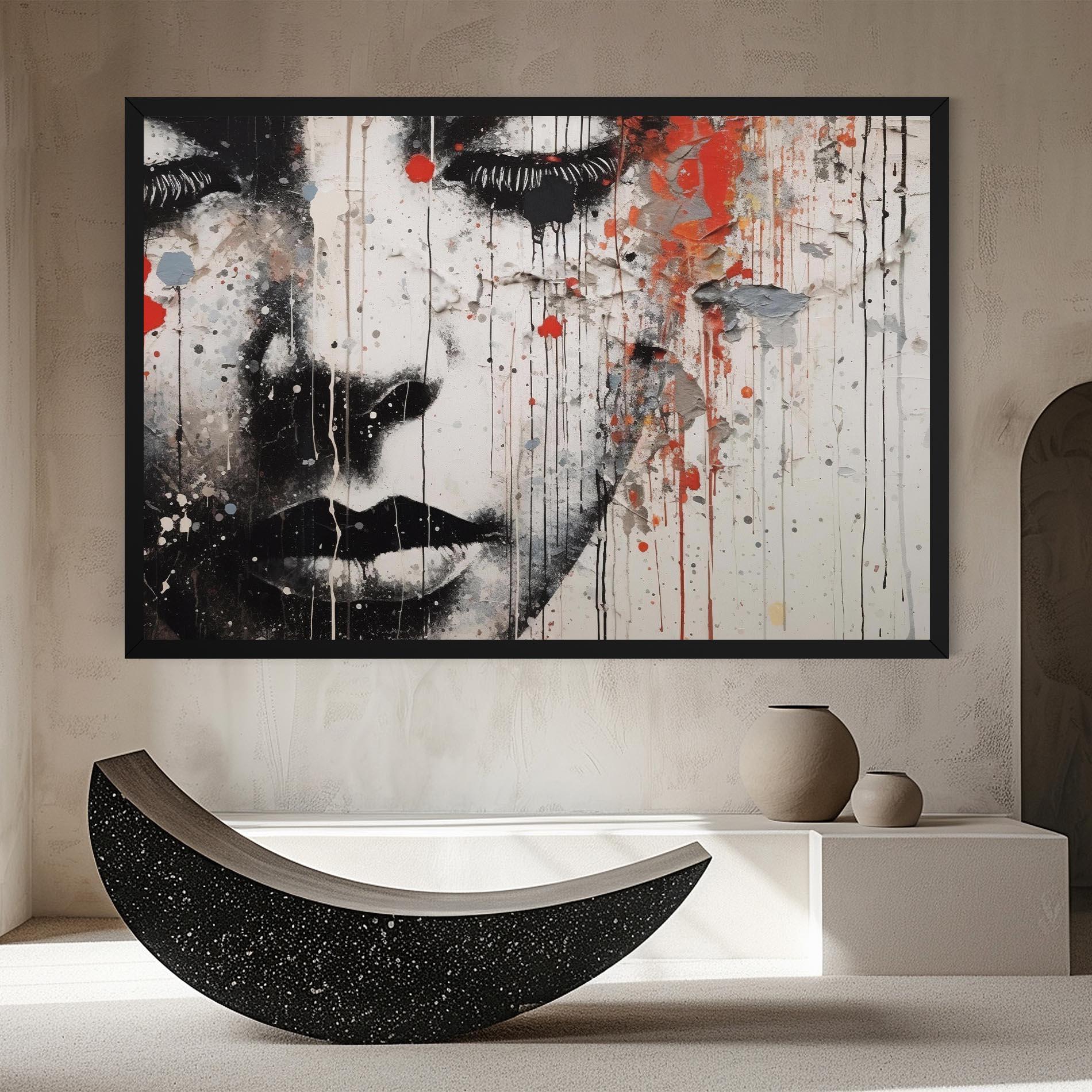 Obraz na Płótnie Ink Street Graffiti mockup 8