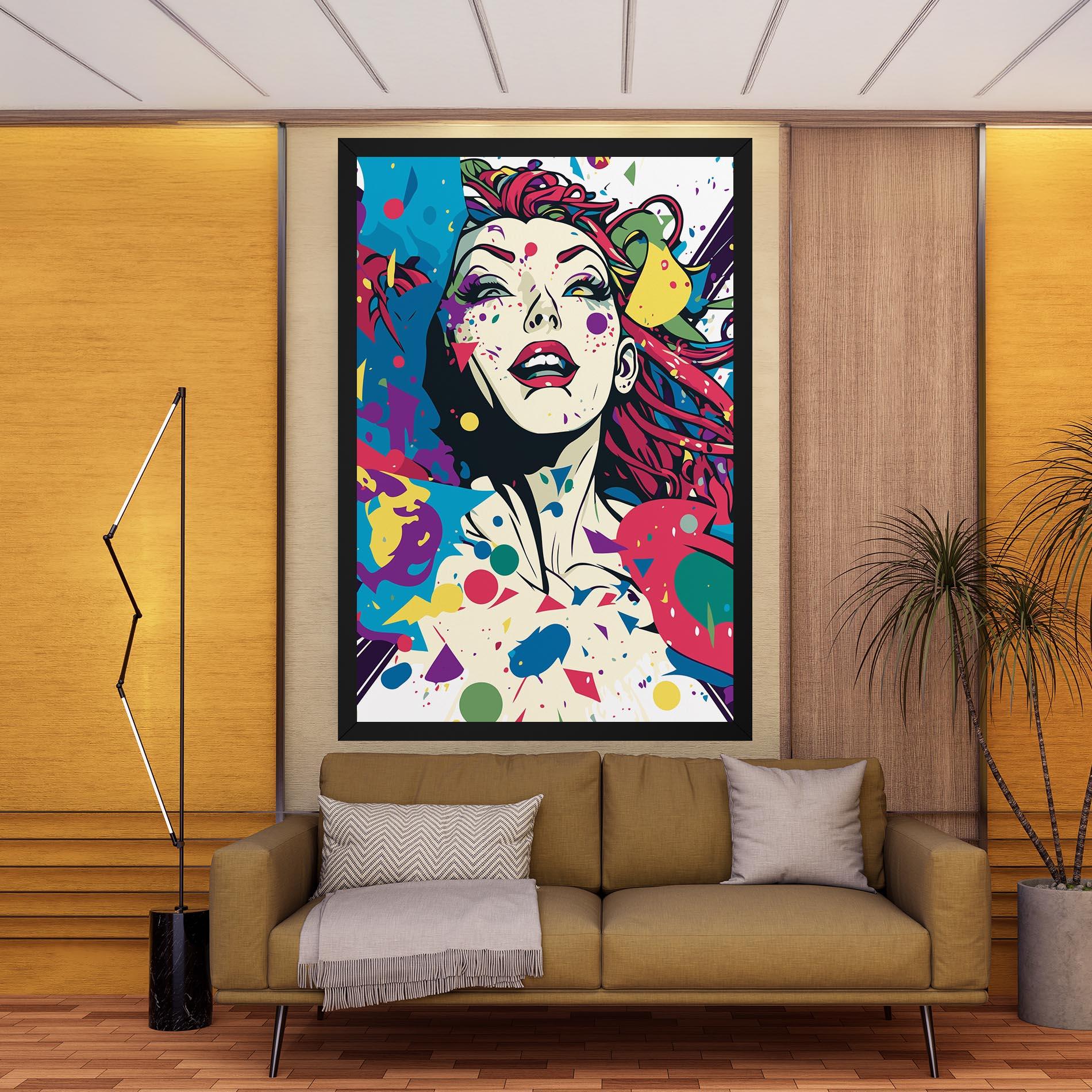 Obraz na Płótnie Fictional Woman mockup 9