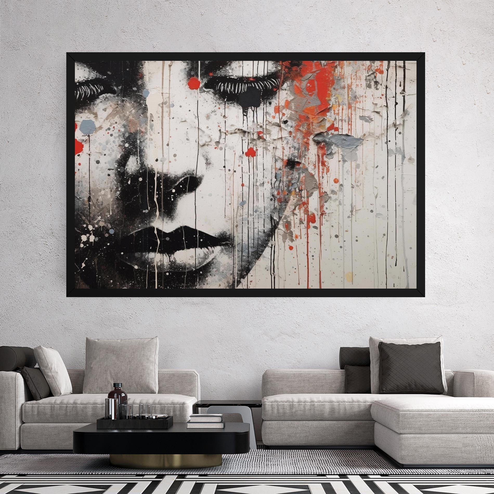 Obraz na Płótnie Ink Street Graffiti mockup 2