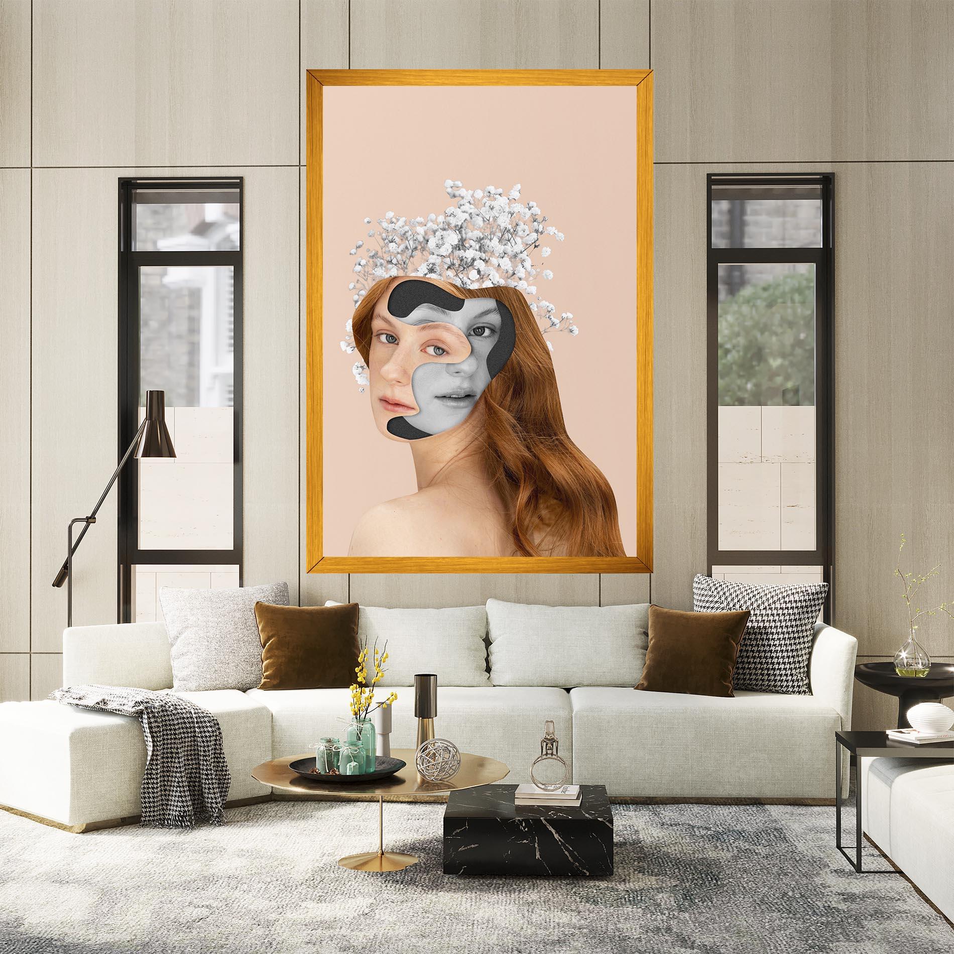 Obraz na Płótnie Abstract Combination mockup 2