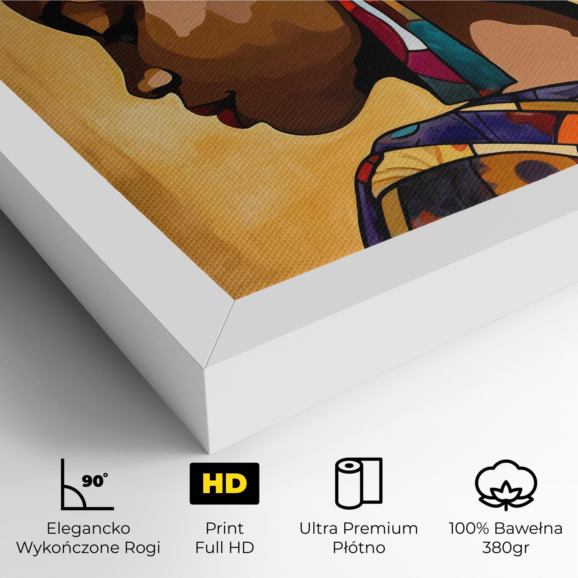 Obraz na Płótnie Headscarf Pretty Woman mockup 4