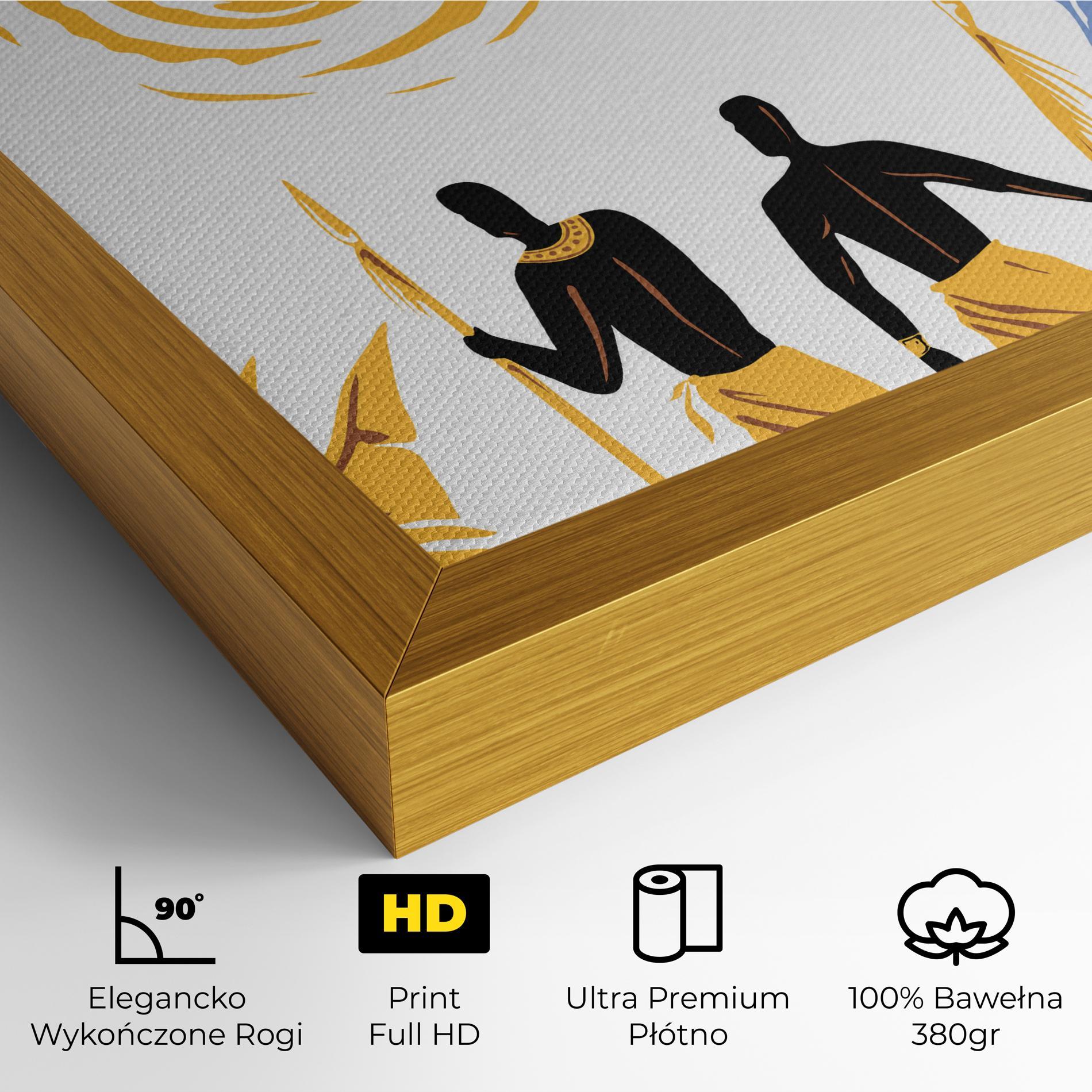 Obraz na Płótnie African Drawing mockup 4