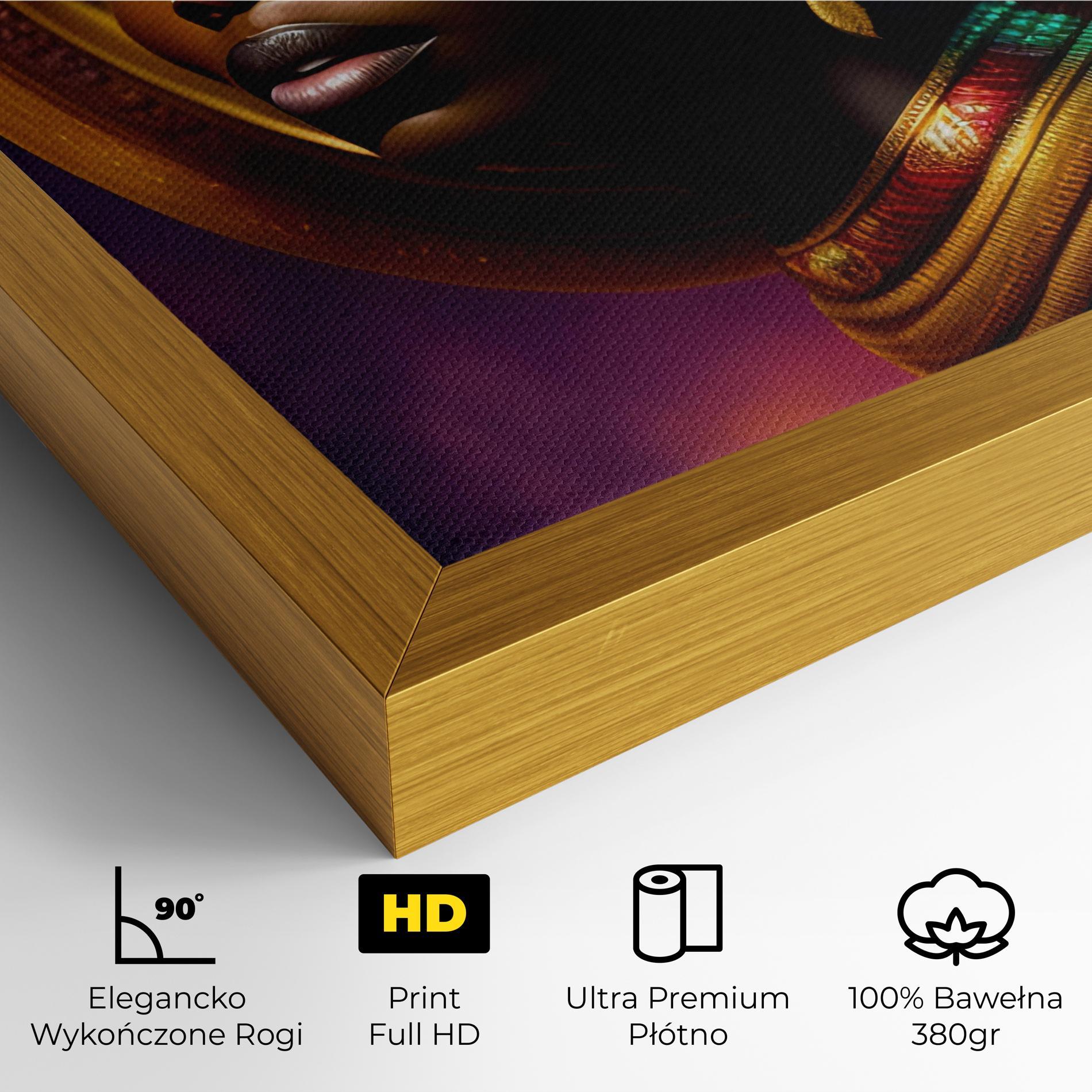 Obraz na Płótnie Golden Crown Woman mockup 4