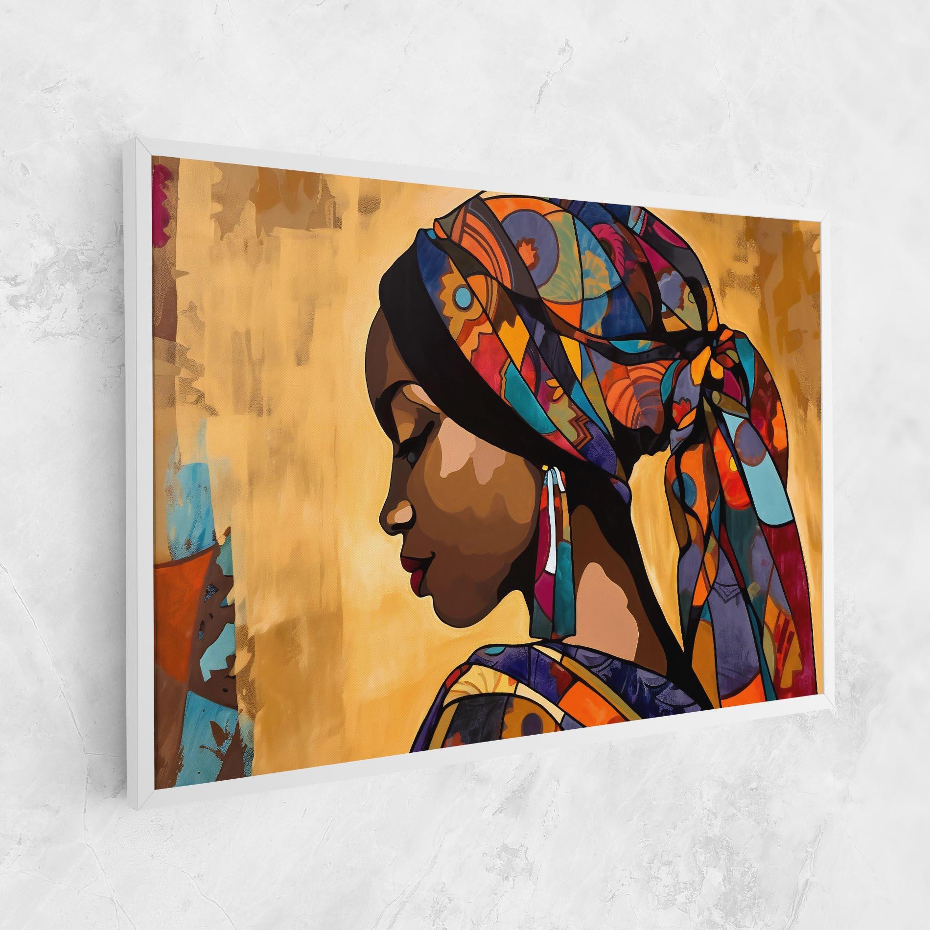 Obraz na Płótnie Headscarf Pretty Woman mockup 1