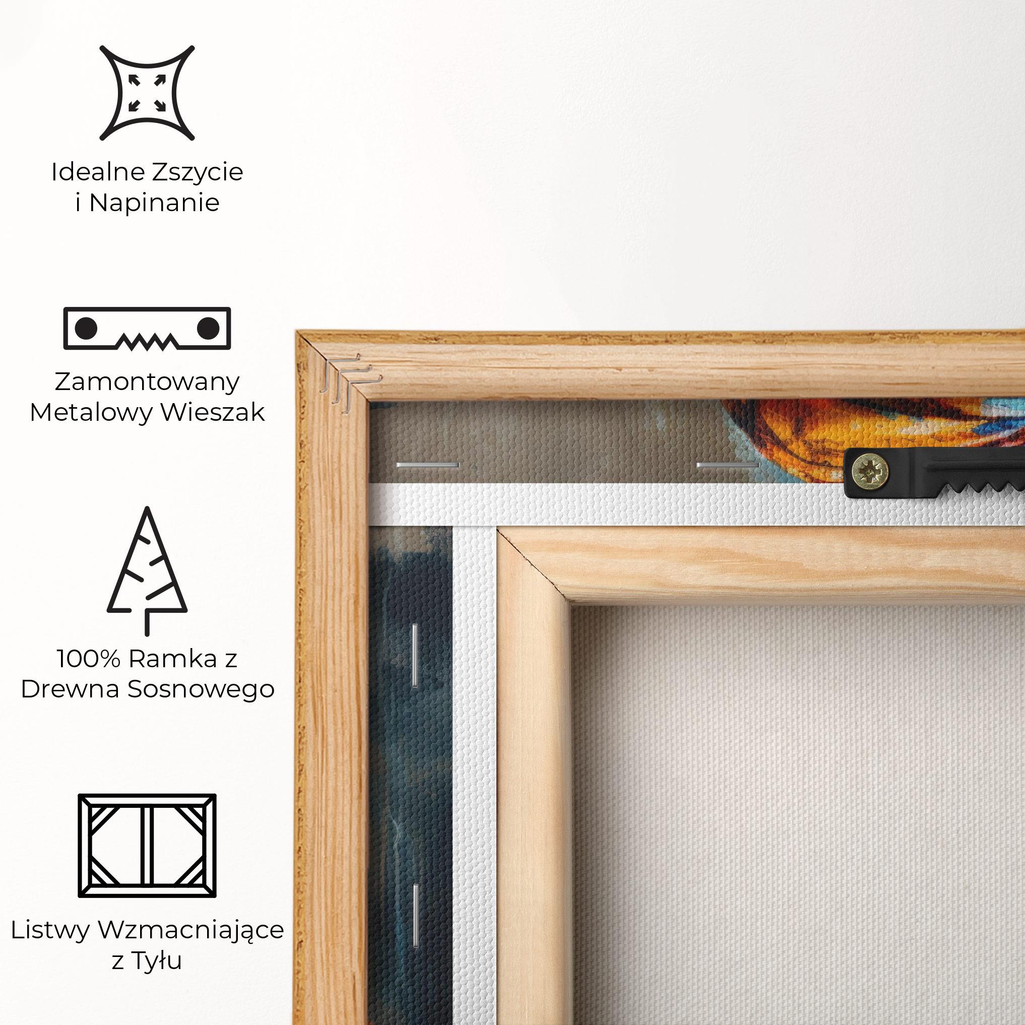 Obraz na Płótnie Colorful Turban Woman mockup 5