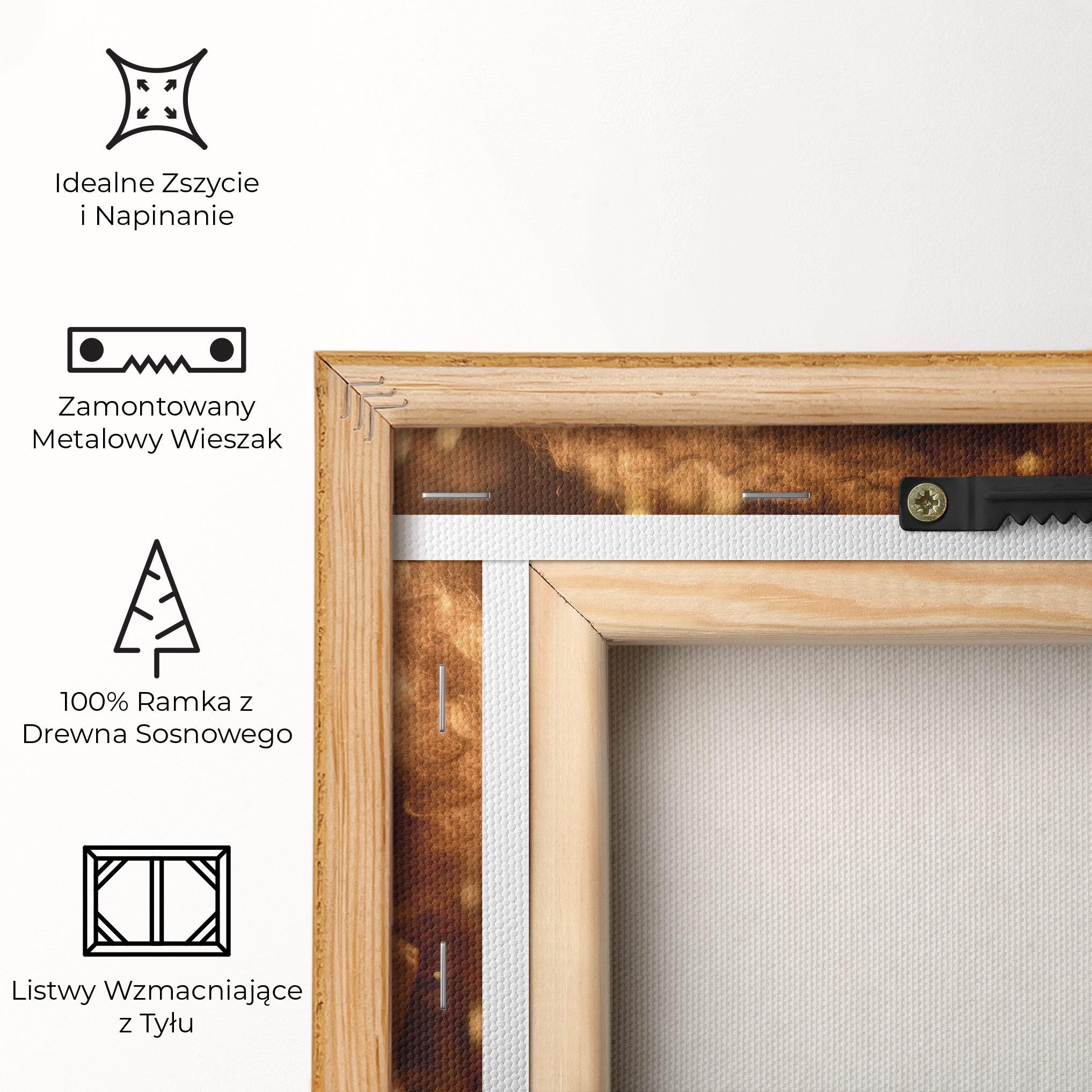 Obraz na Płótnie Radiant Bronze Goddess mockup 5