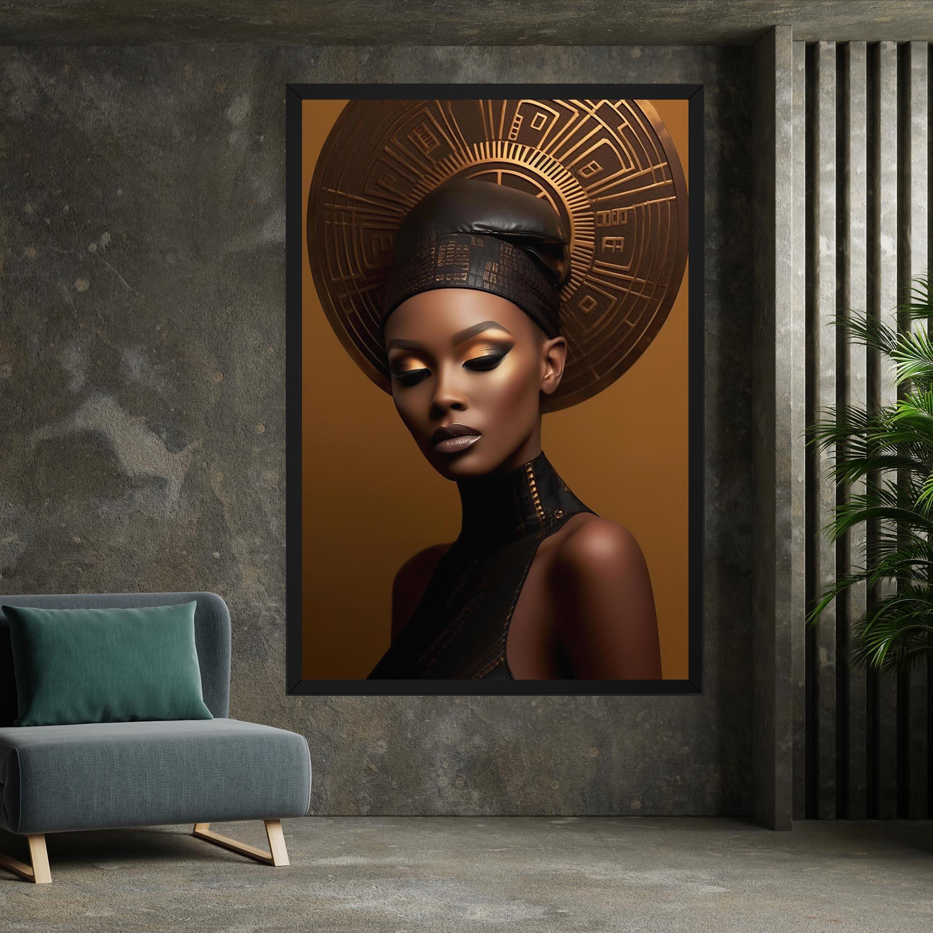Obraz na Płótnie African Abstract Art mockup 7