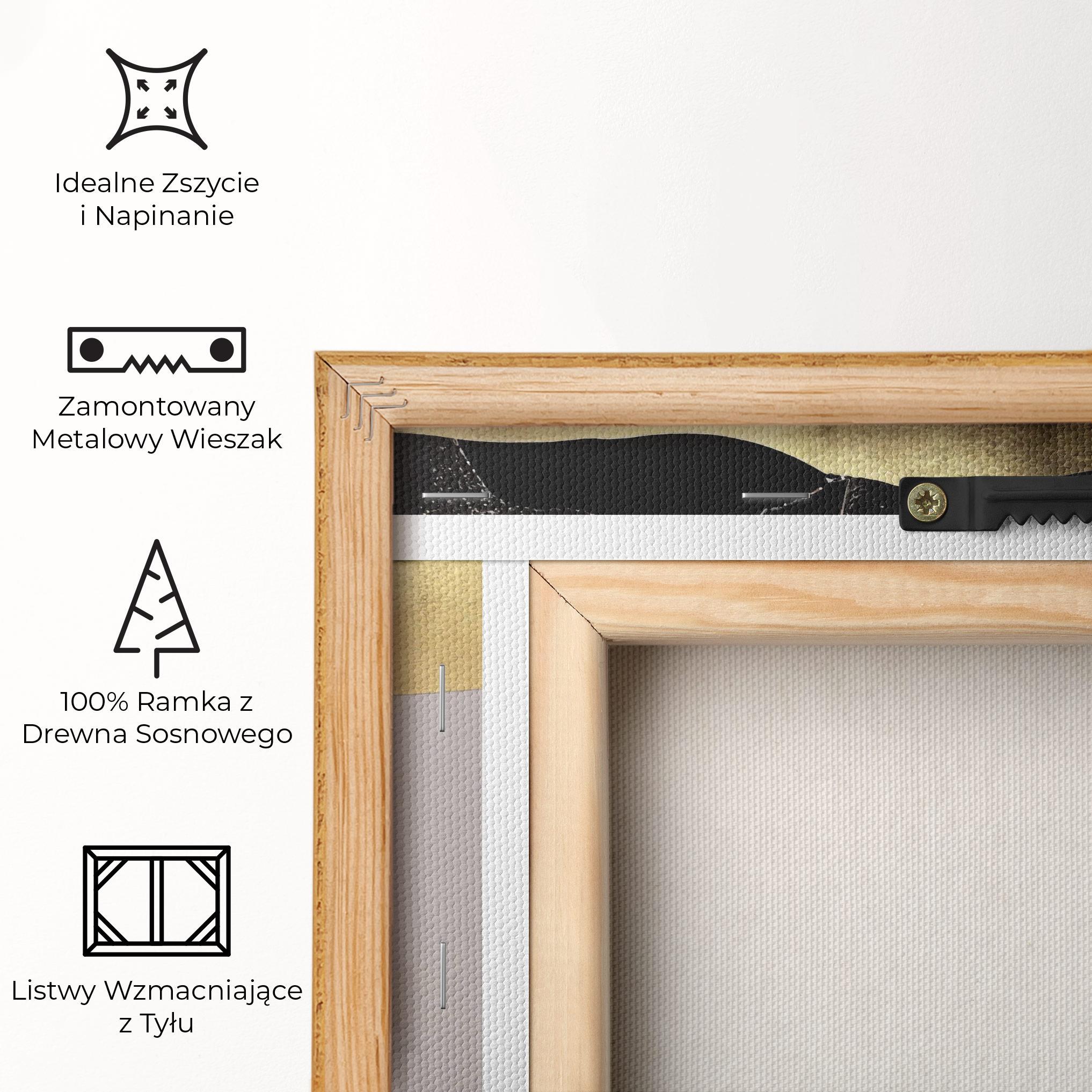 Obraz na Płótnie Grey Lips mockup 5