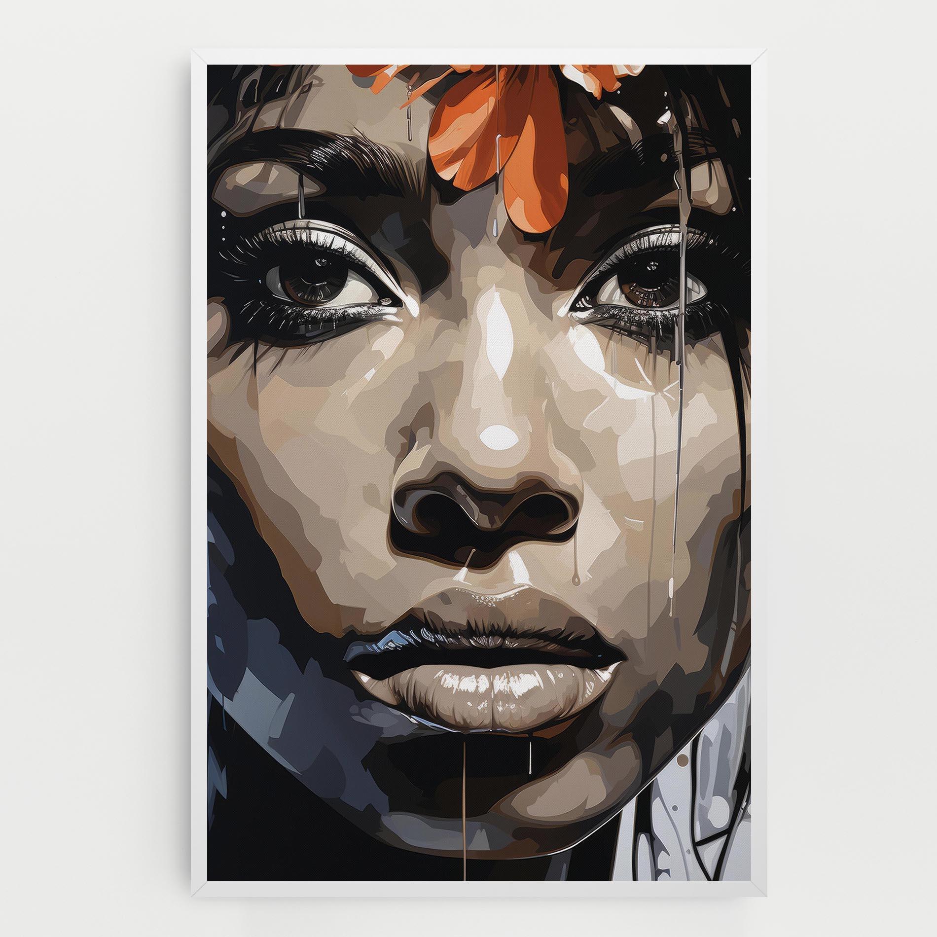 Obraz na Płótnie Pretty Girl Portrait mockup 0