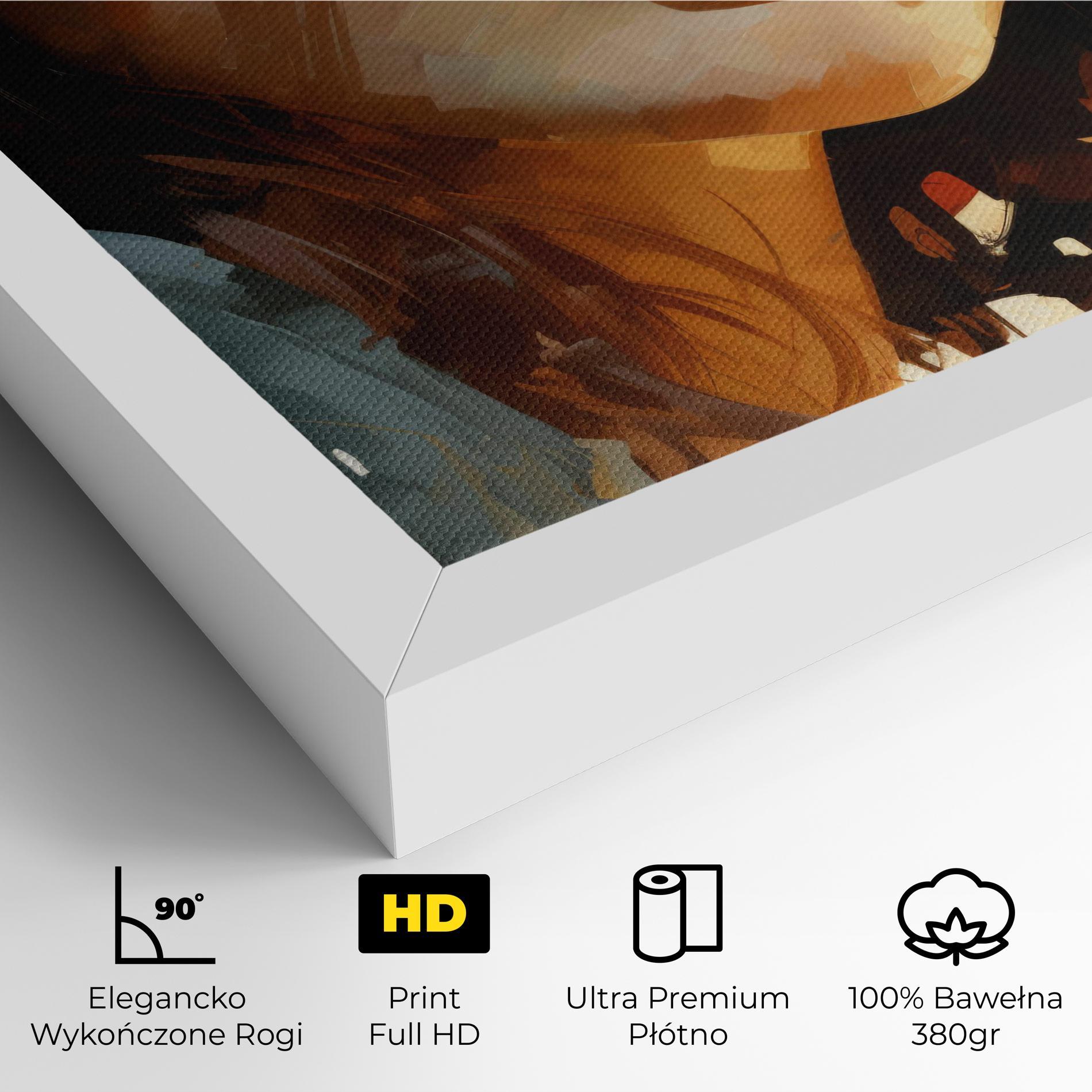 Obraz na Płótnie Pretty Woman Portrait mockup 4