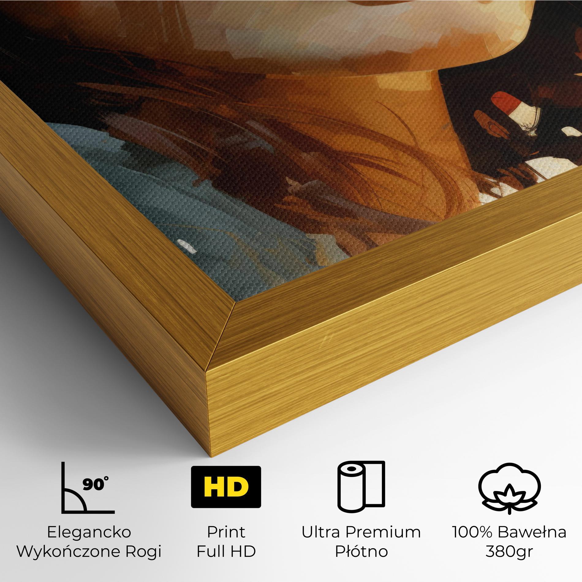 Obraz na Płótnie Pretty Woman Portrait mockup 4