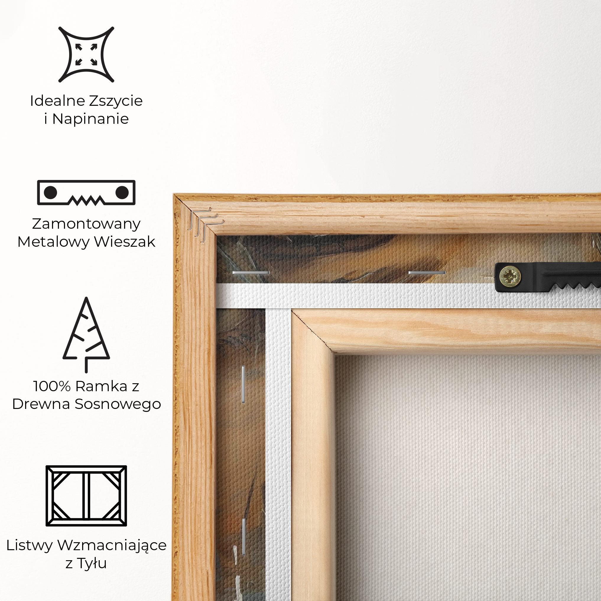 Obraz na Płótnie Expressive Portrait mockup 5