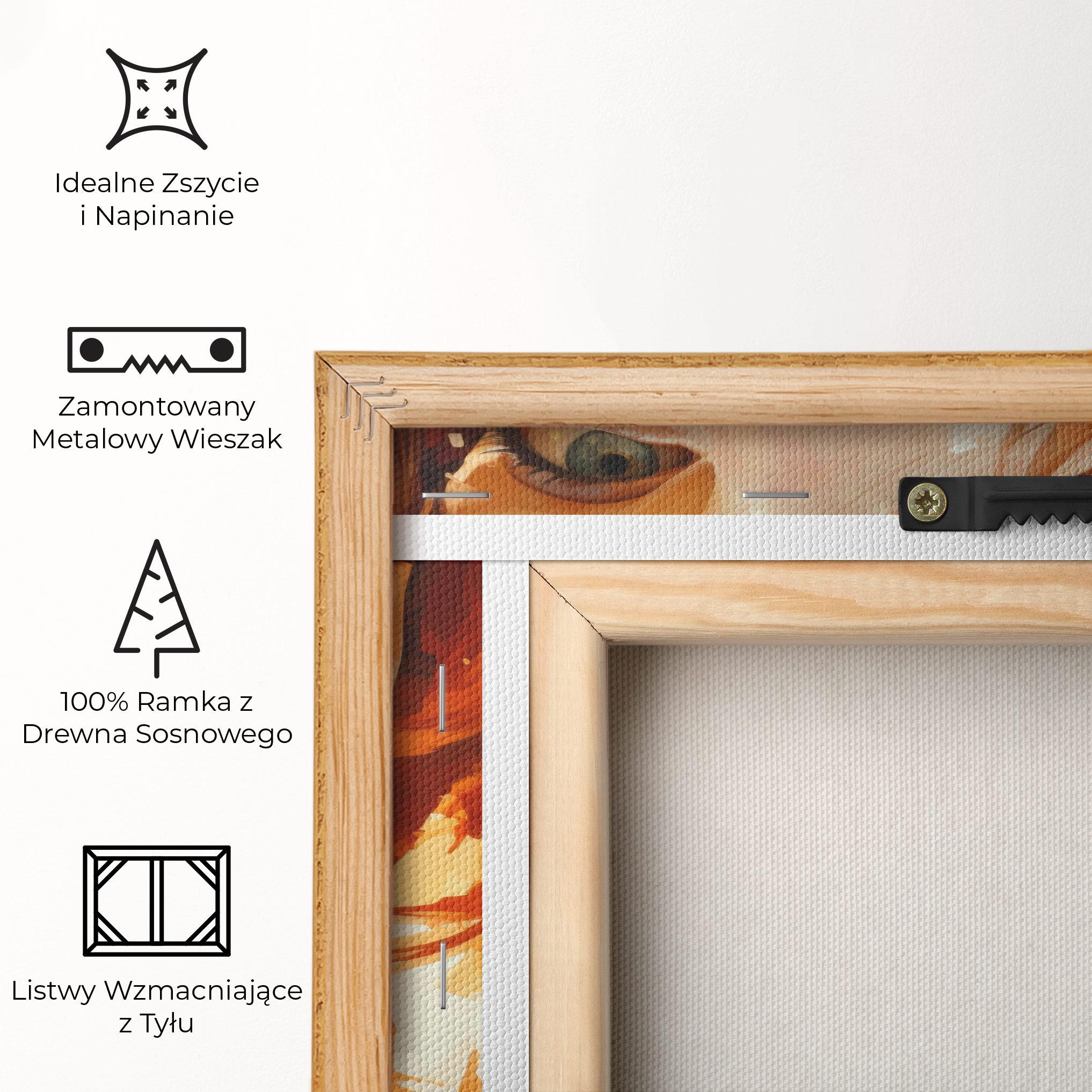 Obraz na Płótnie Pretty Woman Portrait mockup 5