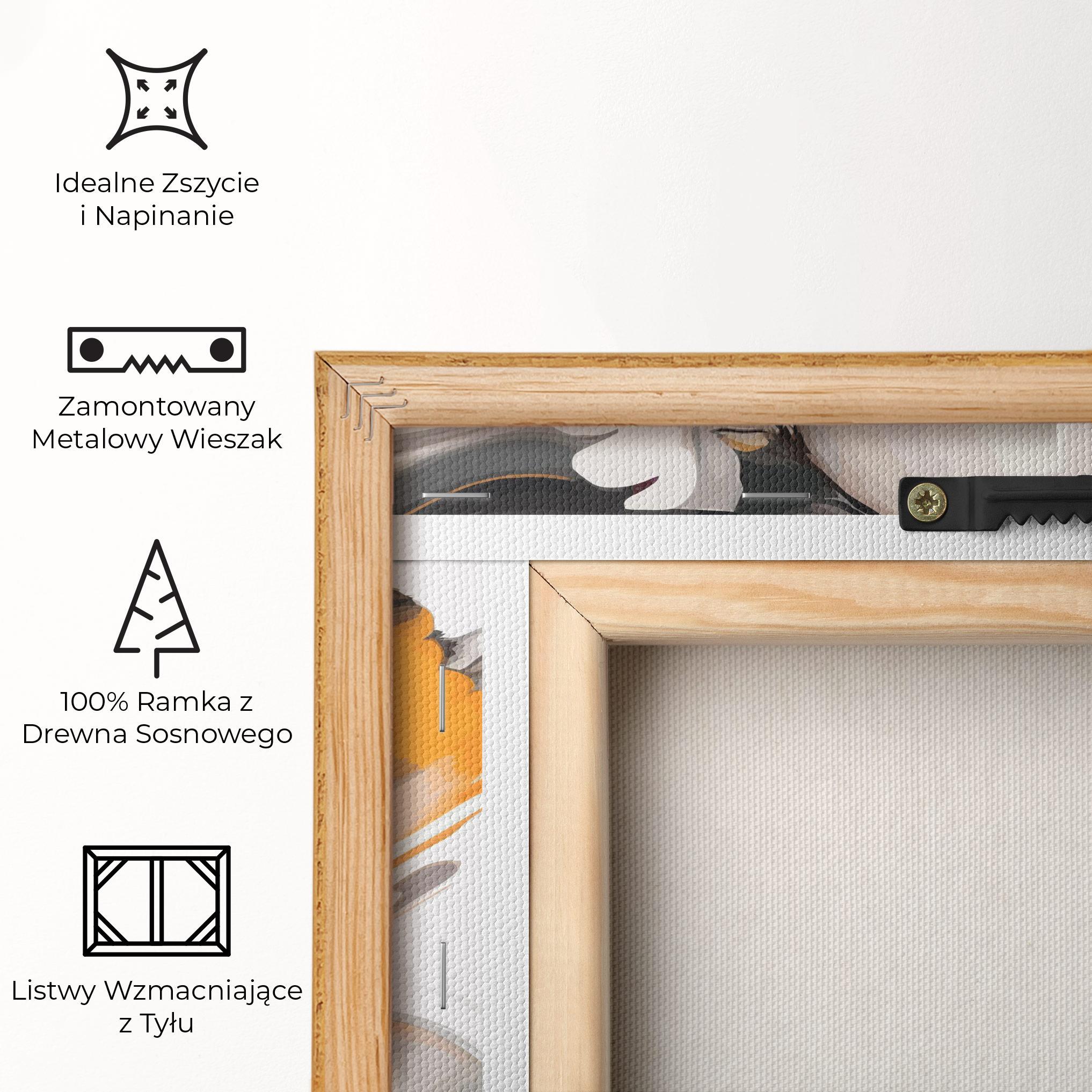 Obraz na Płótnie Yellow Flower Portrait mockup 5