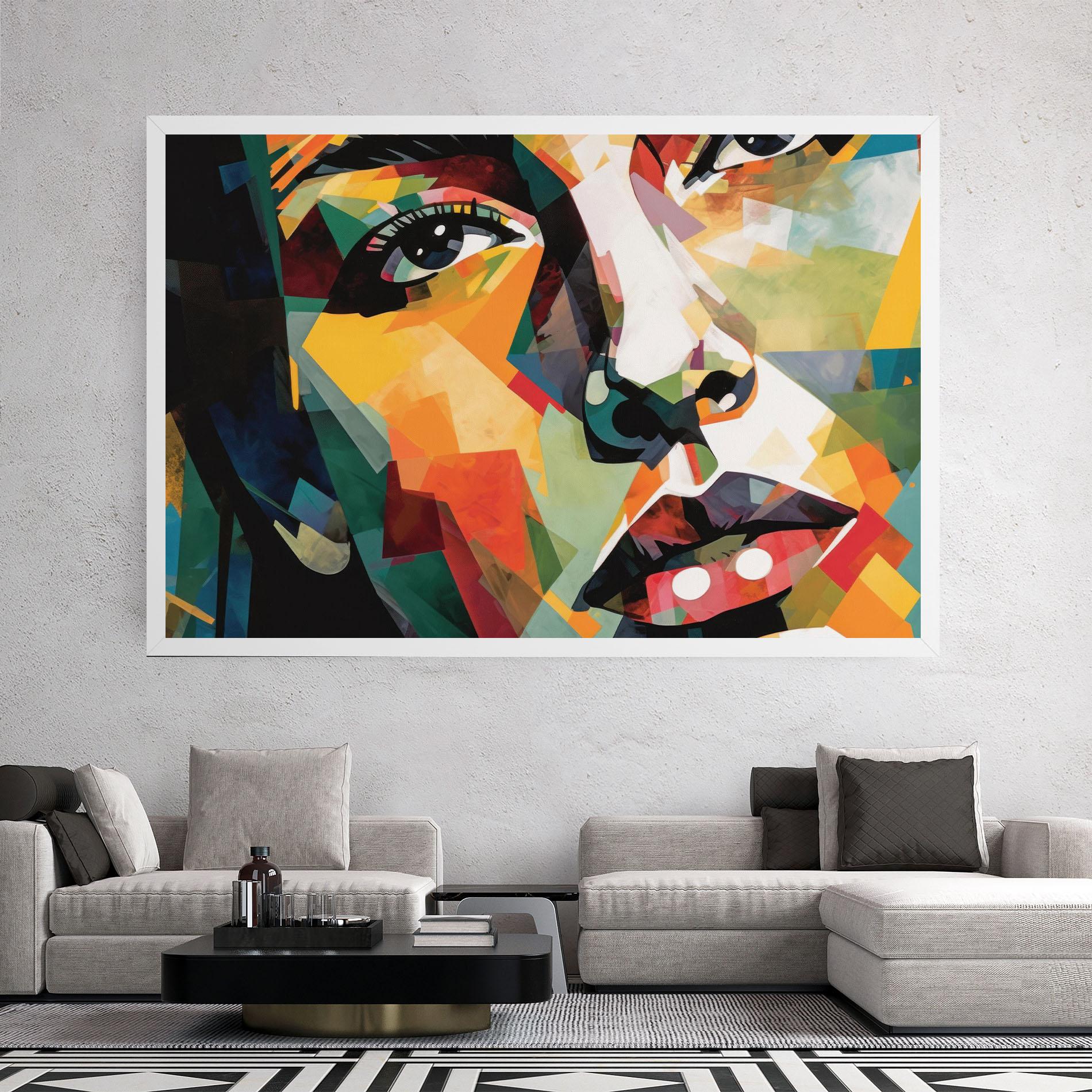 Obraz na Płótnie Neoexpressionism mockup 2