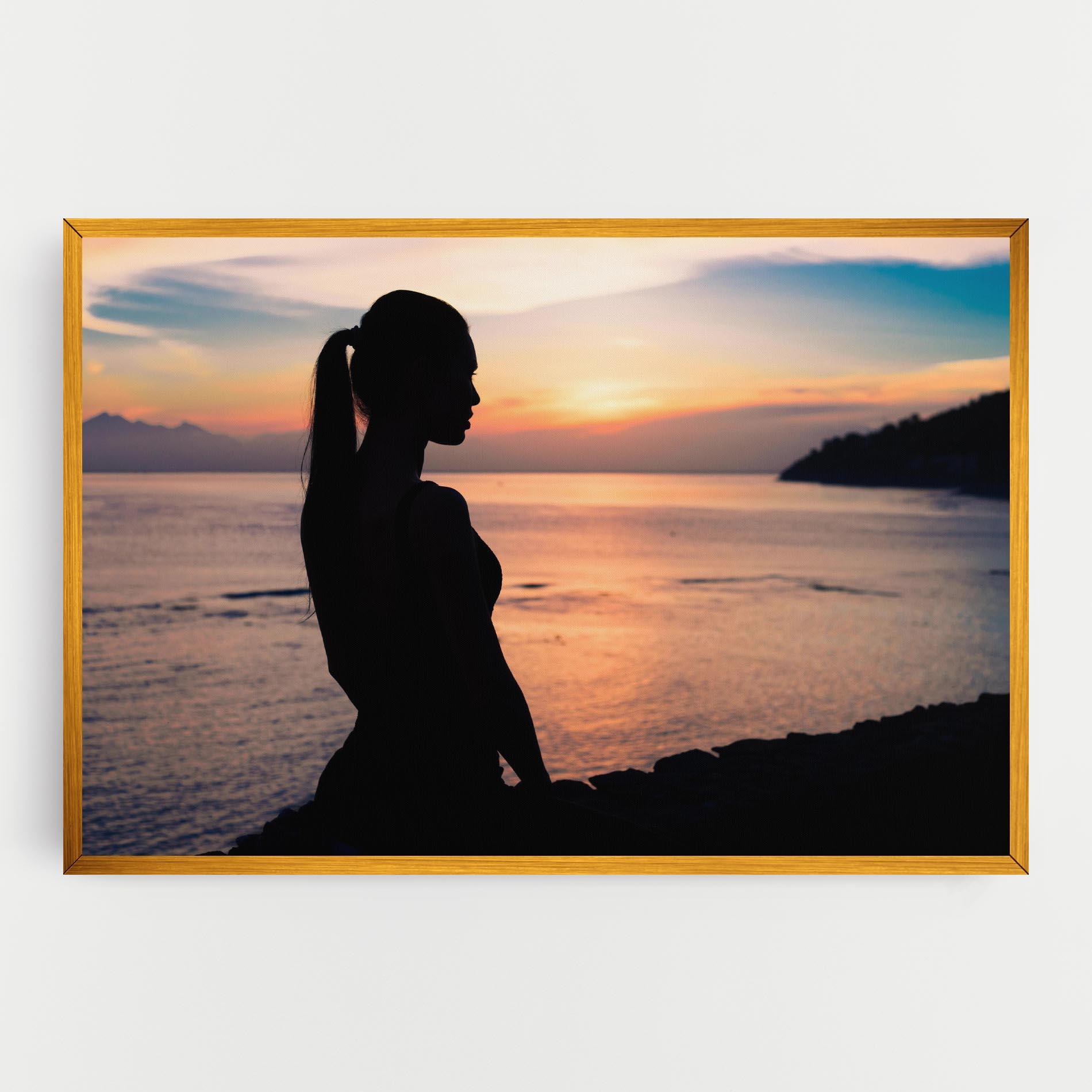 Obraz na Płótnie Beach Pretty View mockup 0