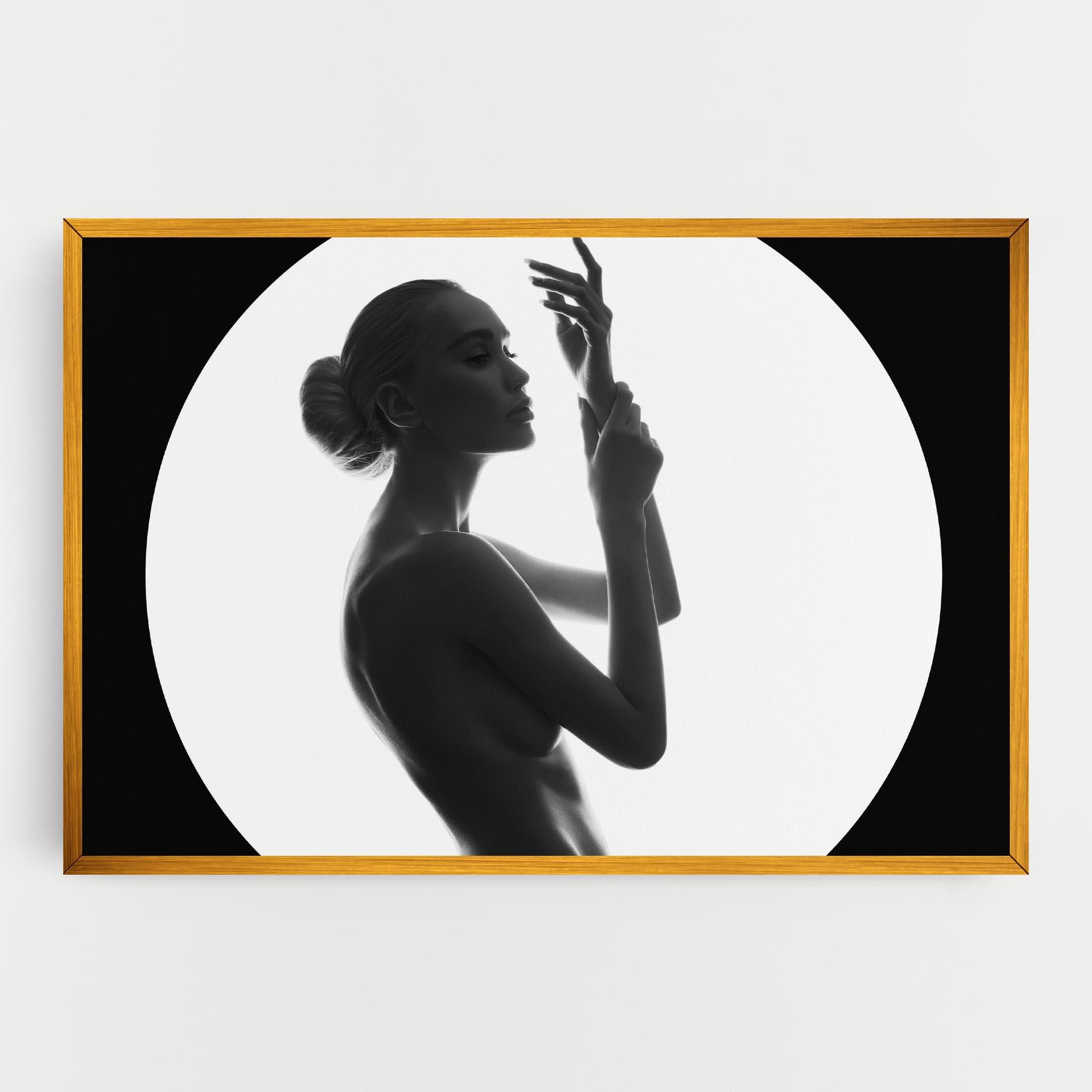 Obraz na Płótnie Circle Woman Body mockup 0