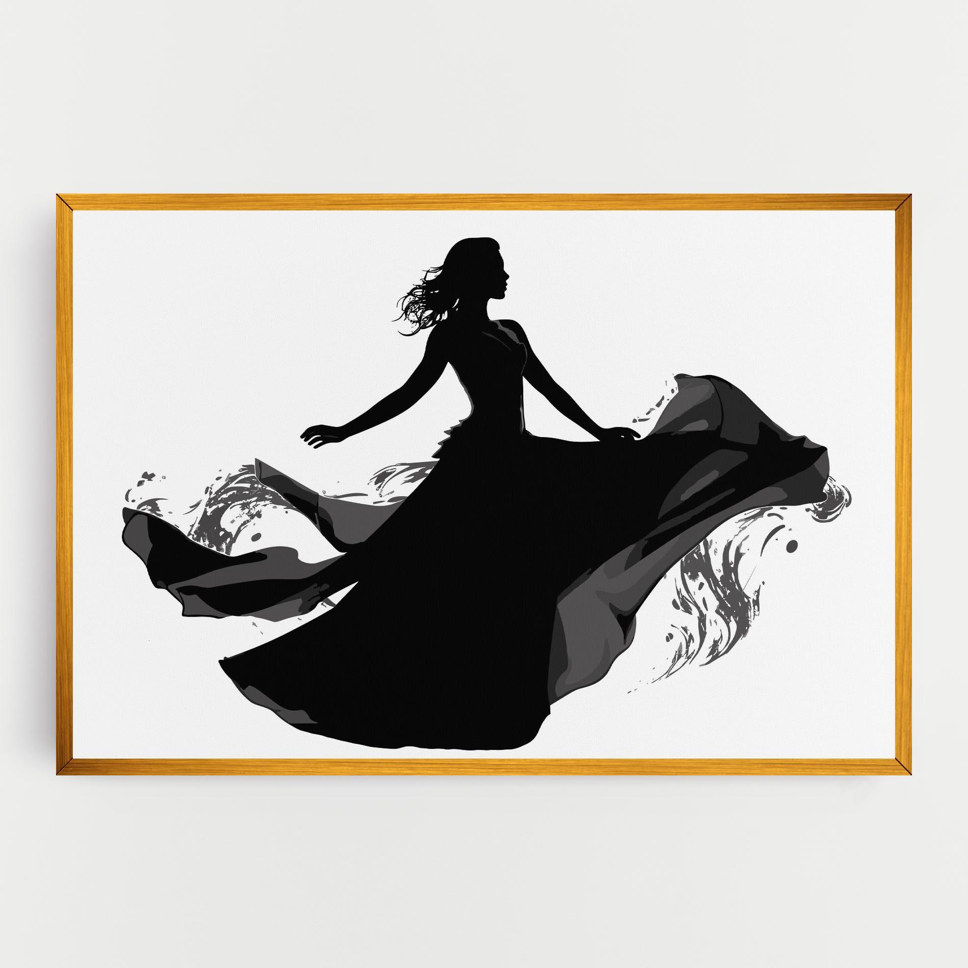 Obraz na Płótnie Dress Jump mockup 0