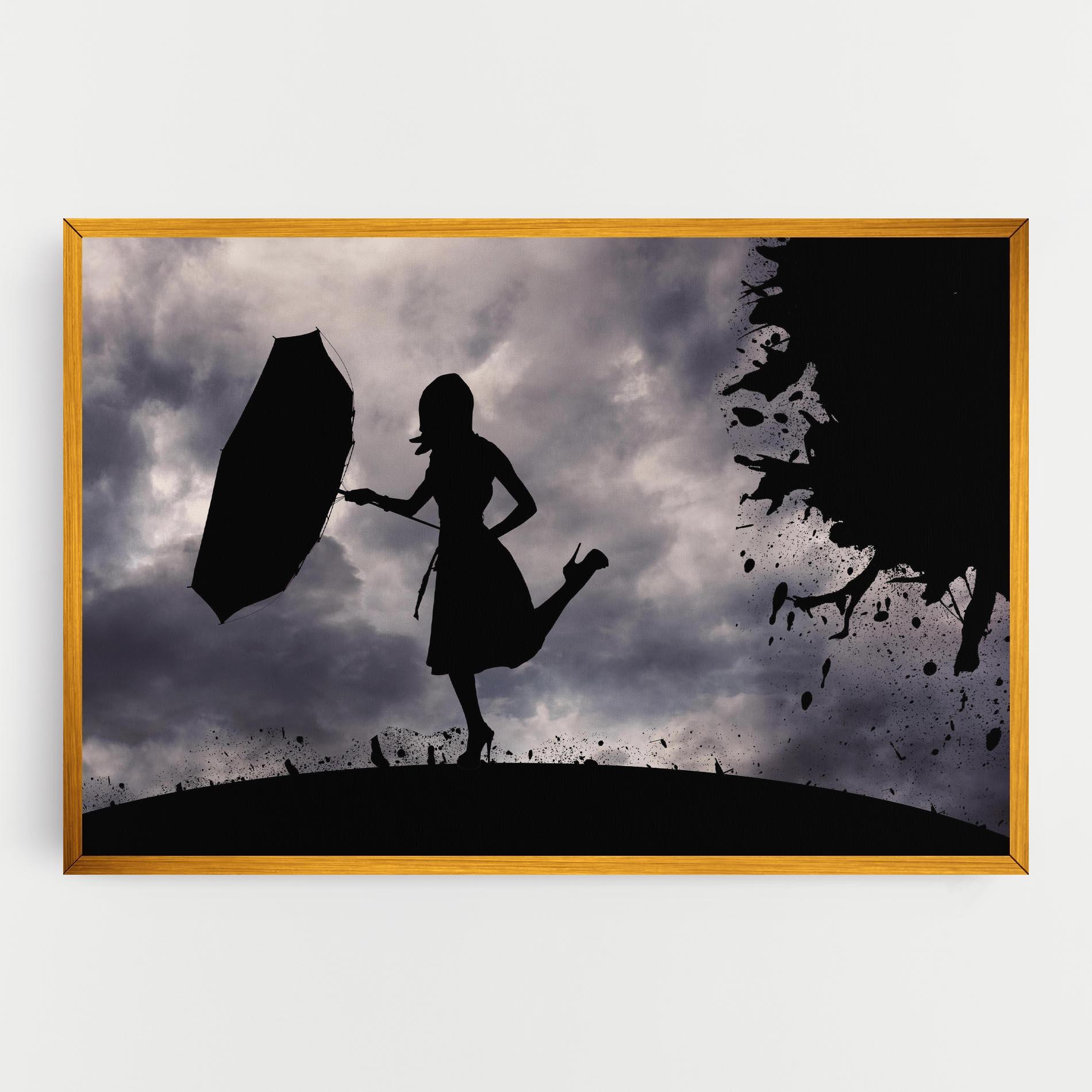 Obraz na Płótnie Stormy Day mockup 0