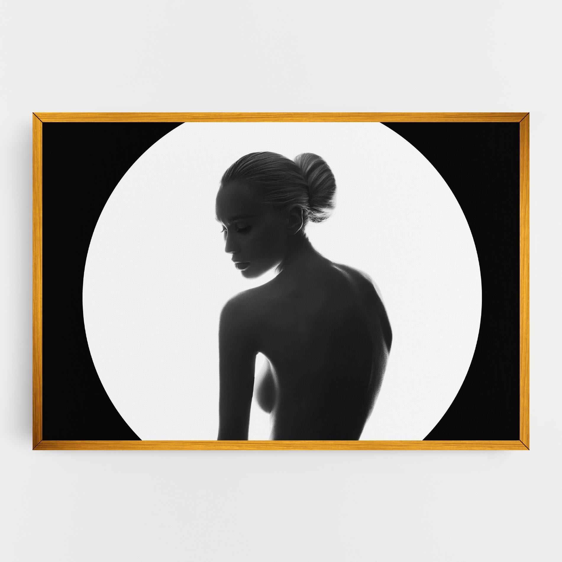 Obraz na Płótnie Woman Body Circle mockup 0