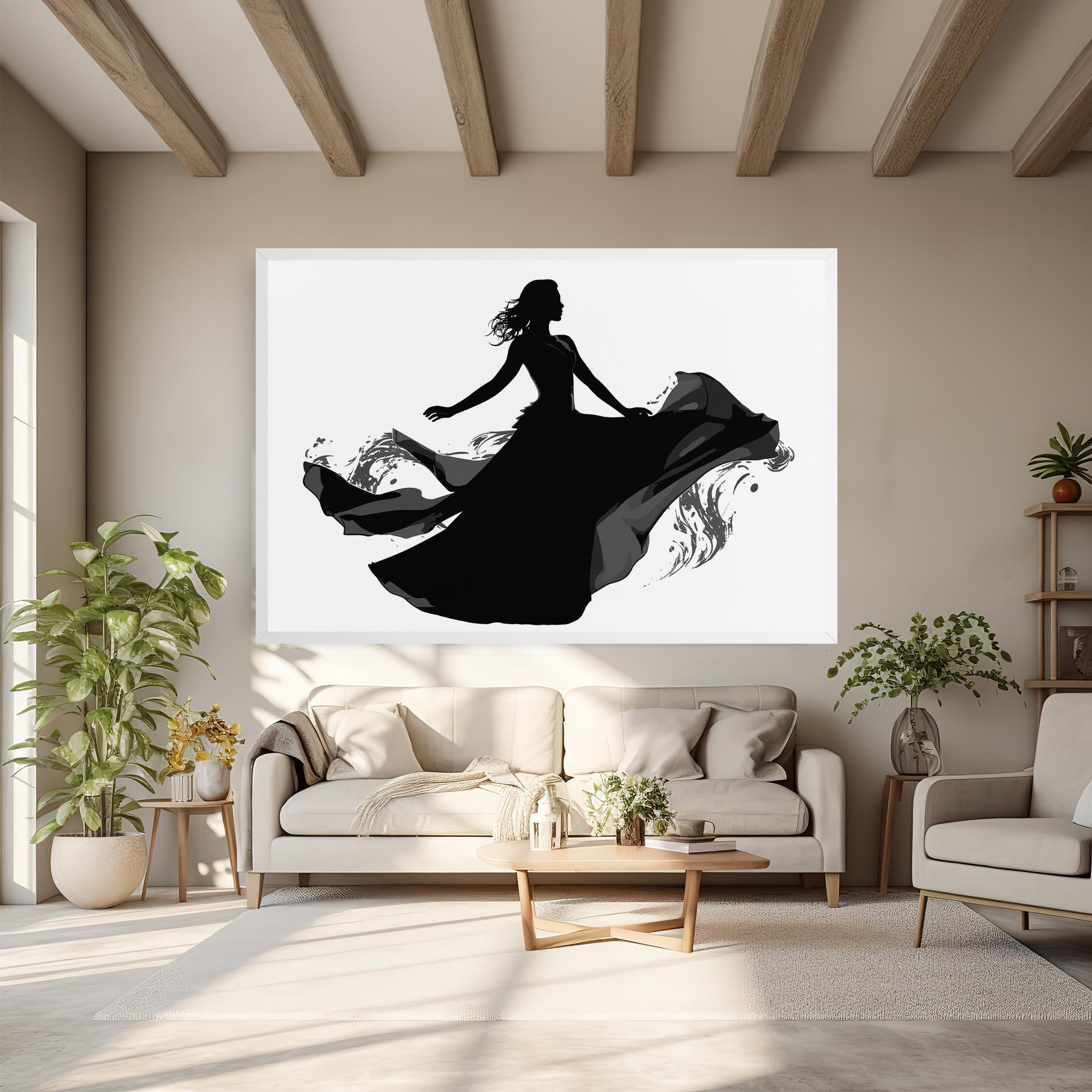 Obraz na Płótnie Dress Jump mockup 6