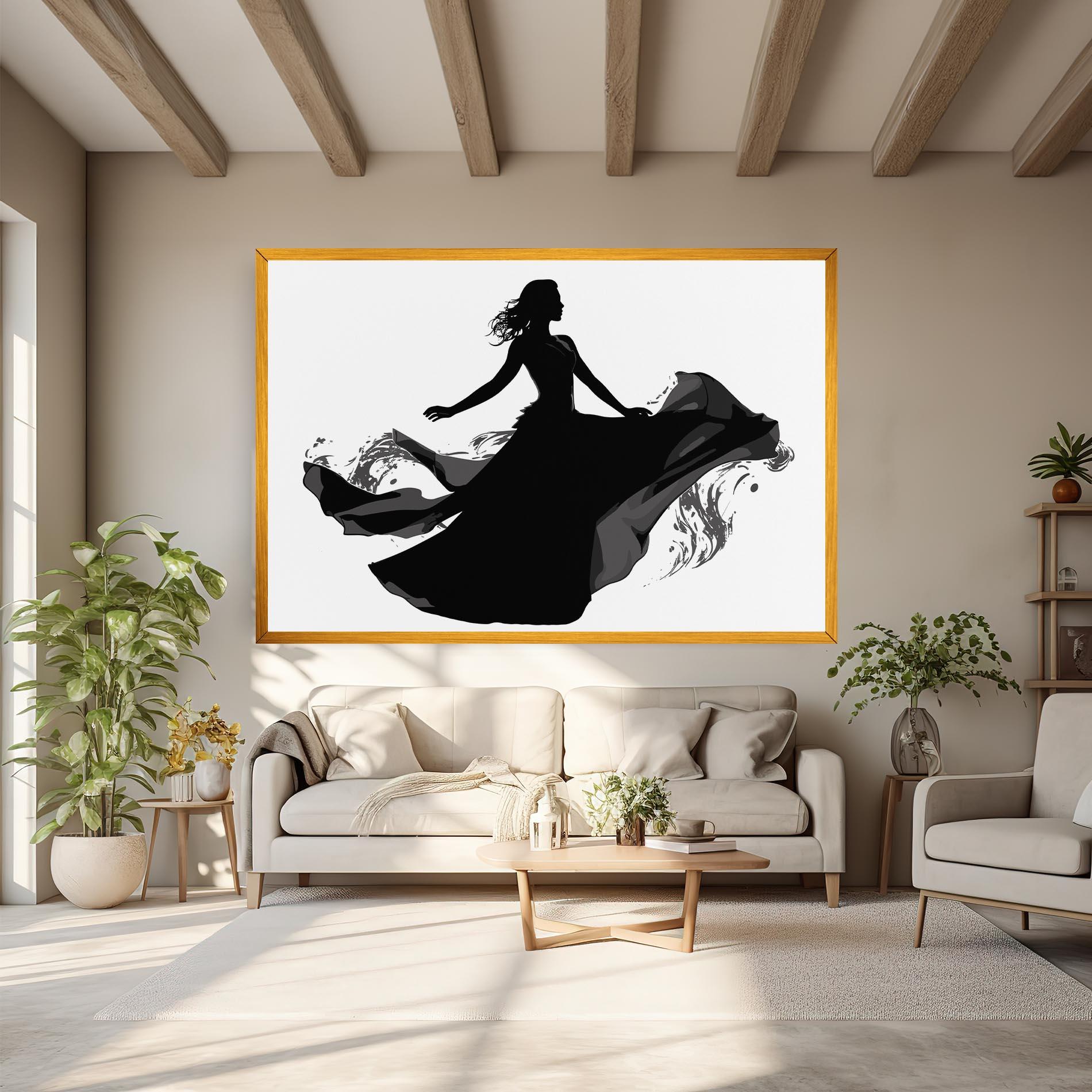 Obraz na Płótnie Dress Jump mockup 6