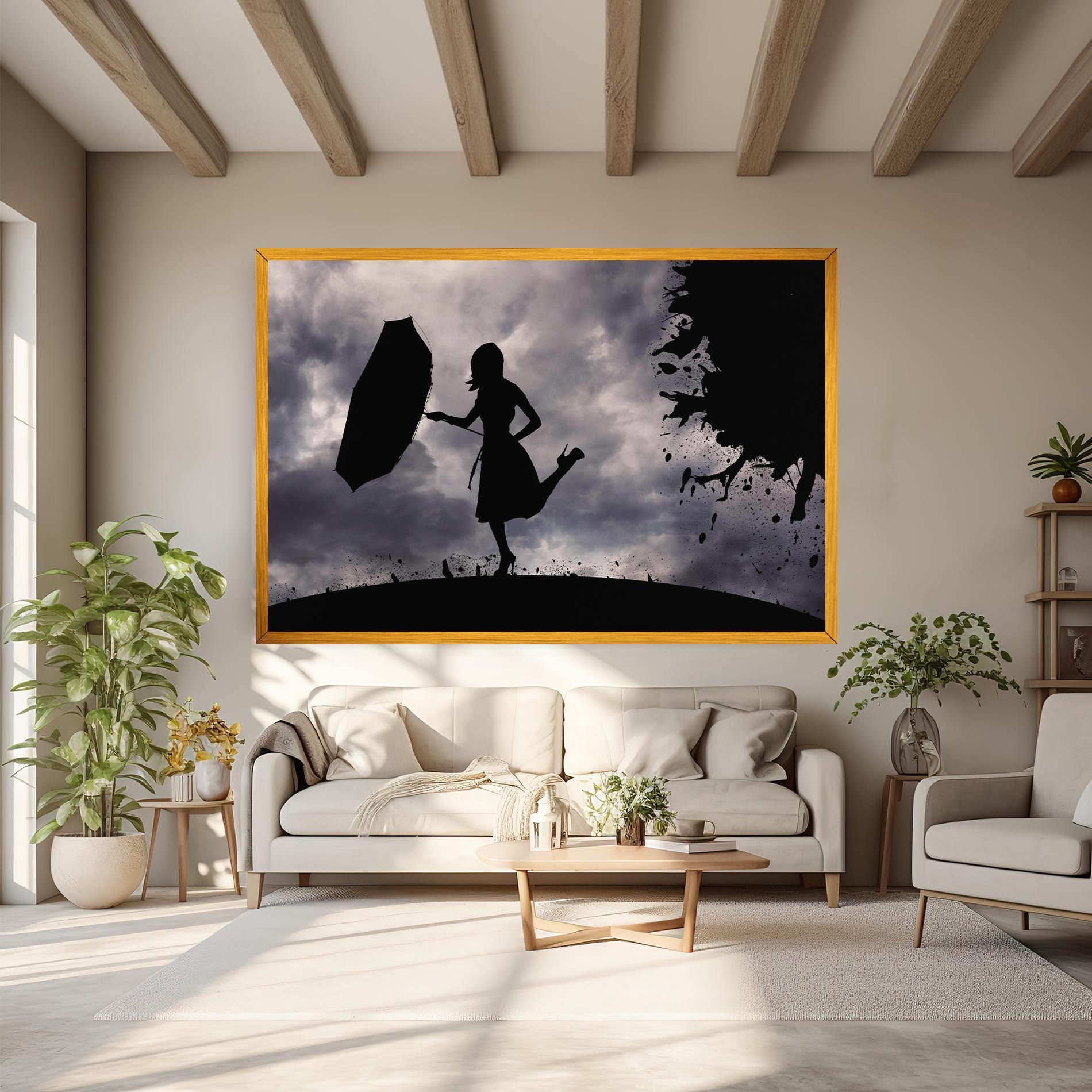 Obraz na Płótnie Stormy Day mockup 6