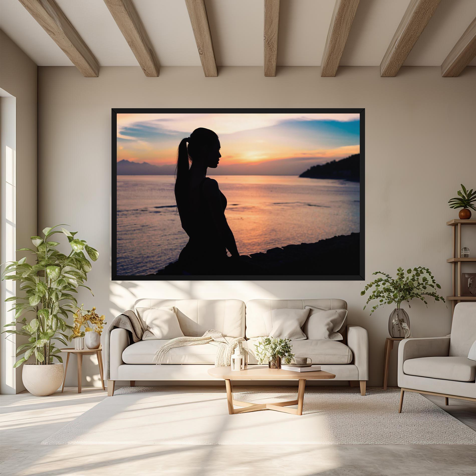 Obraz na Płótnie Beach Pretty View mockup 6