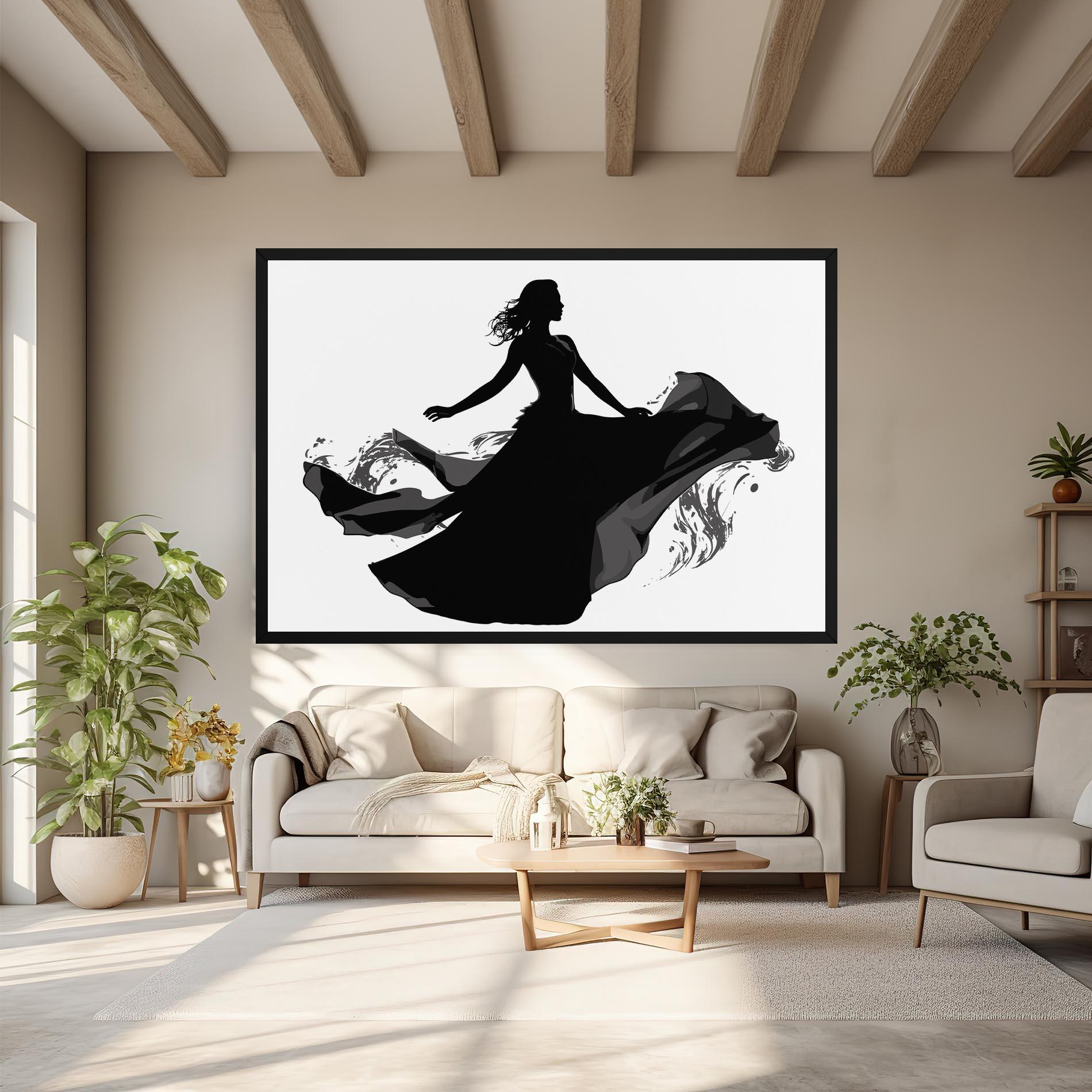 Obraz na Płótnie Dress Jump mockup 6