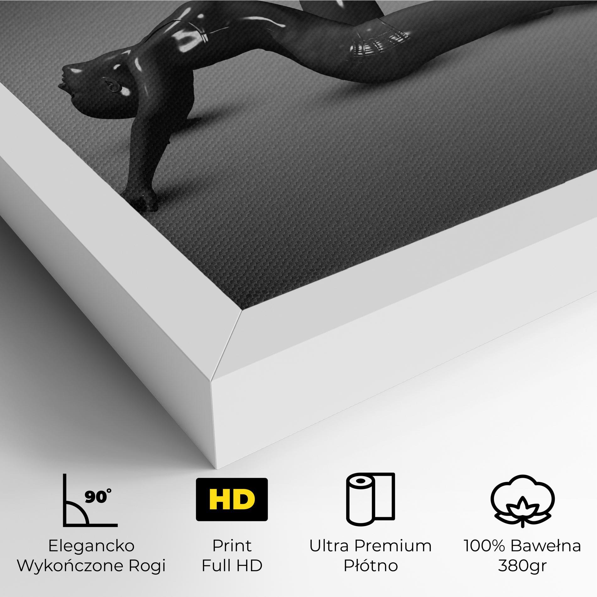 Obraz na Płótnie 3d Black Female mockup 4