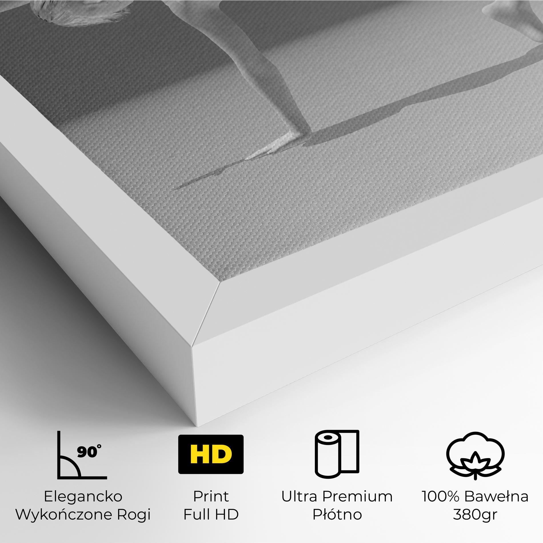 Obraz na Płótnie 3d Gymnastic Pose mockup 4