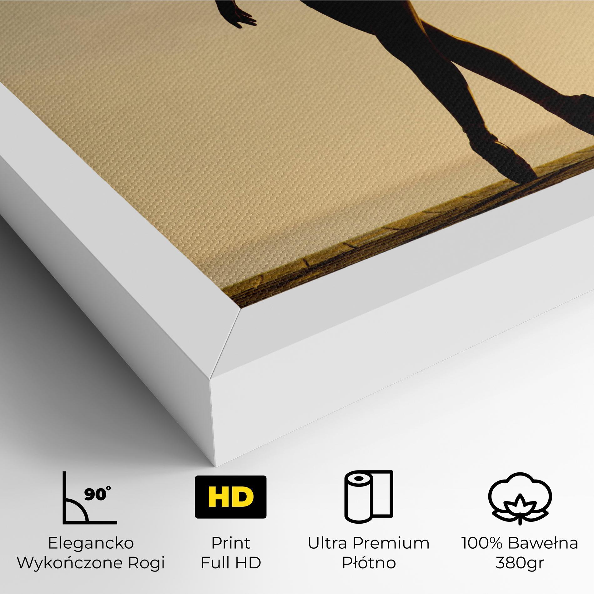 Obraz na Płótnie Ballet On Cream mockup 4