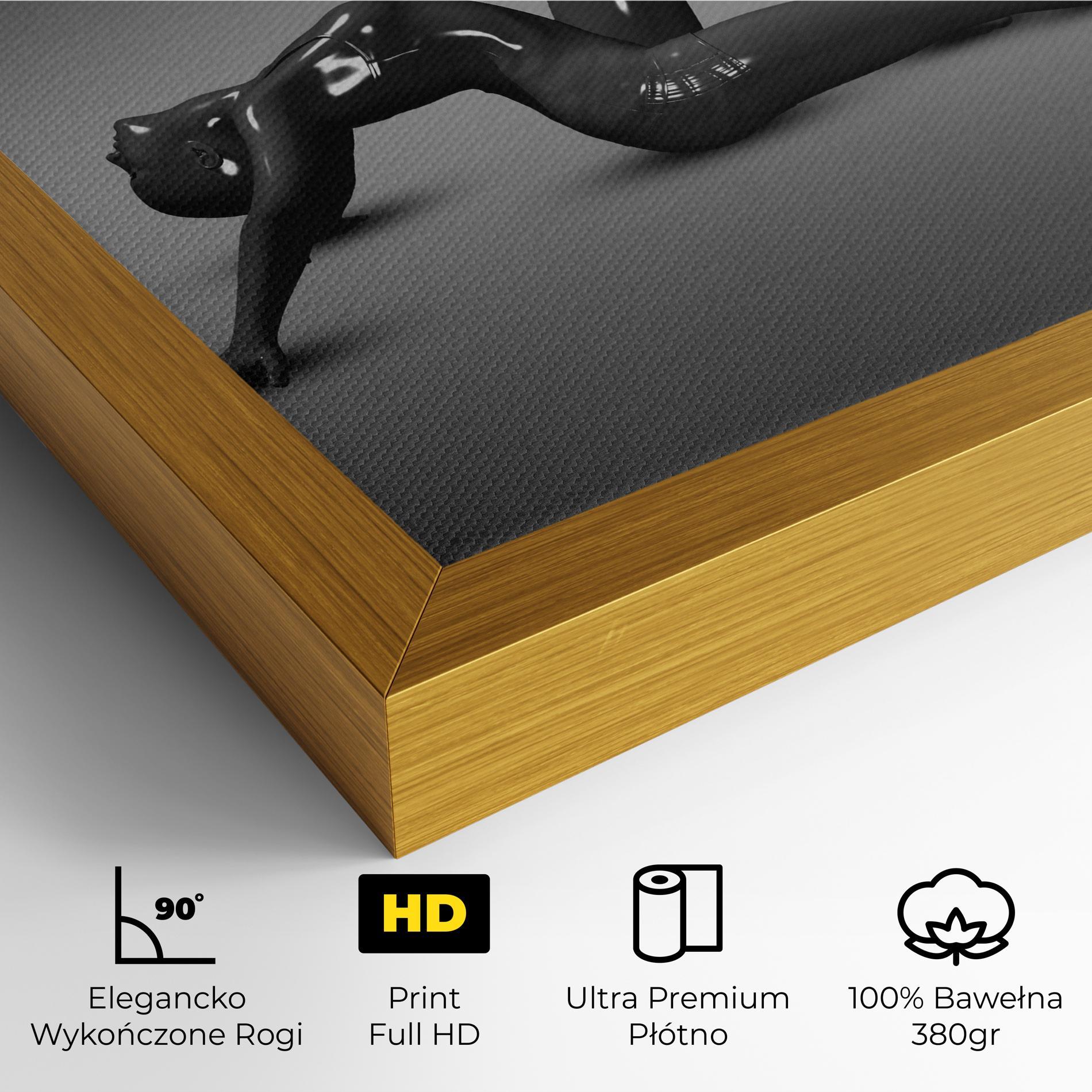 Obraz na Płótnie 3d Black Female mockup 4