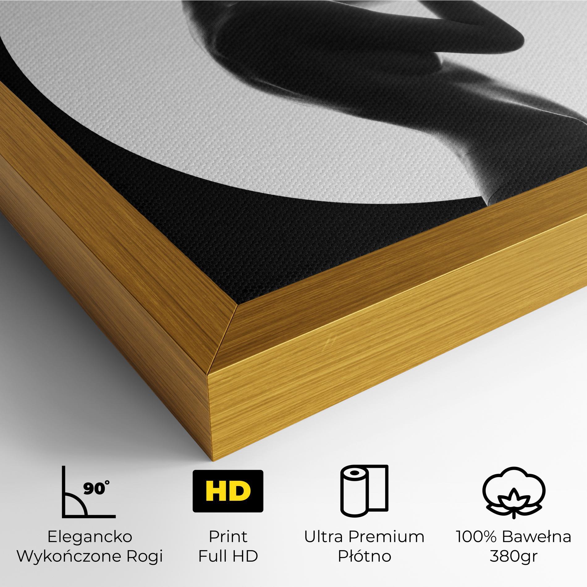 Obraz na Płótnie Circle Woman Body mockup 4