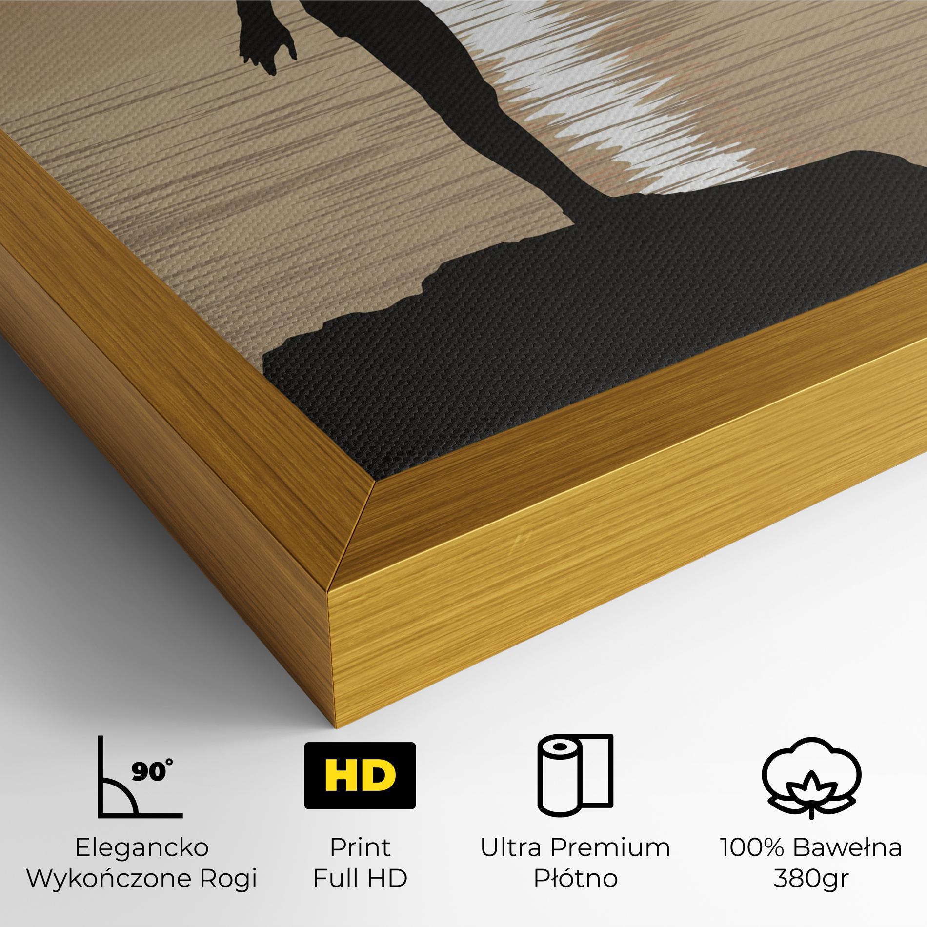 Obraz na Płótnie Water Girl Shilouette mockup 4