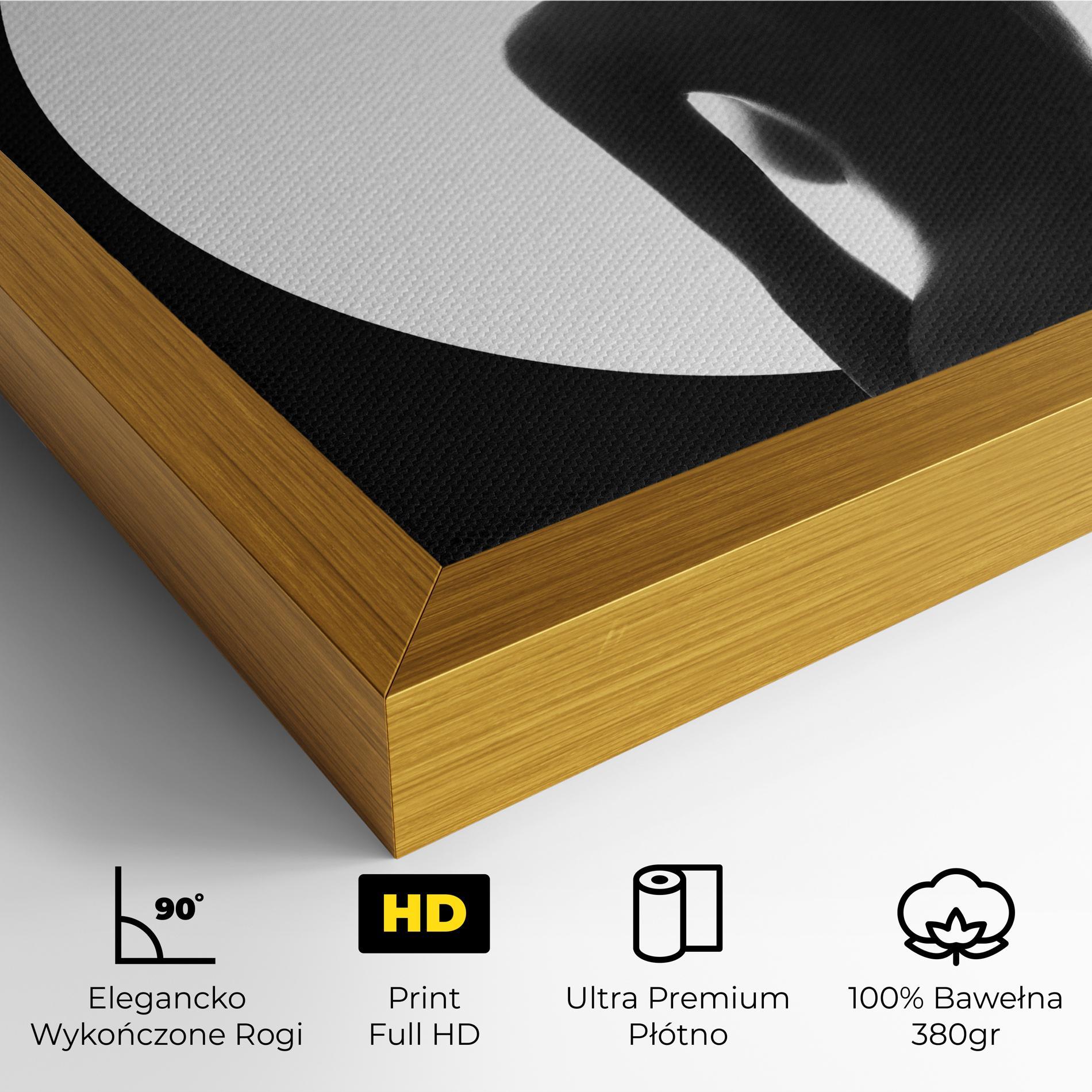 Obraz na Płótnie Woman Body Circle mockup 4