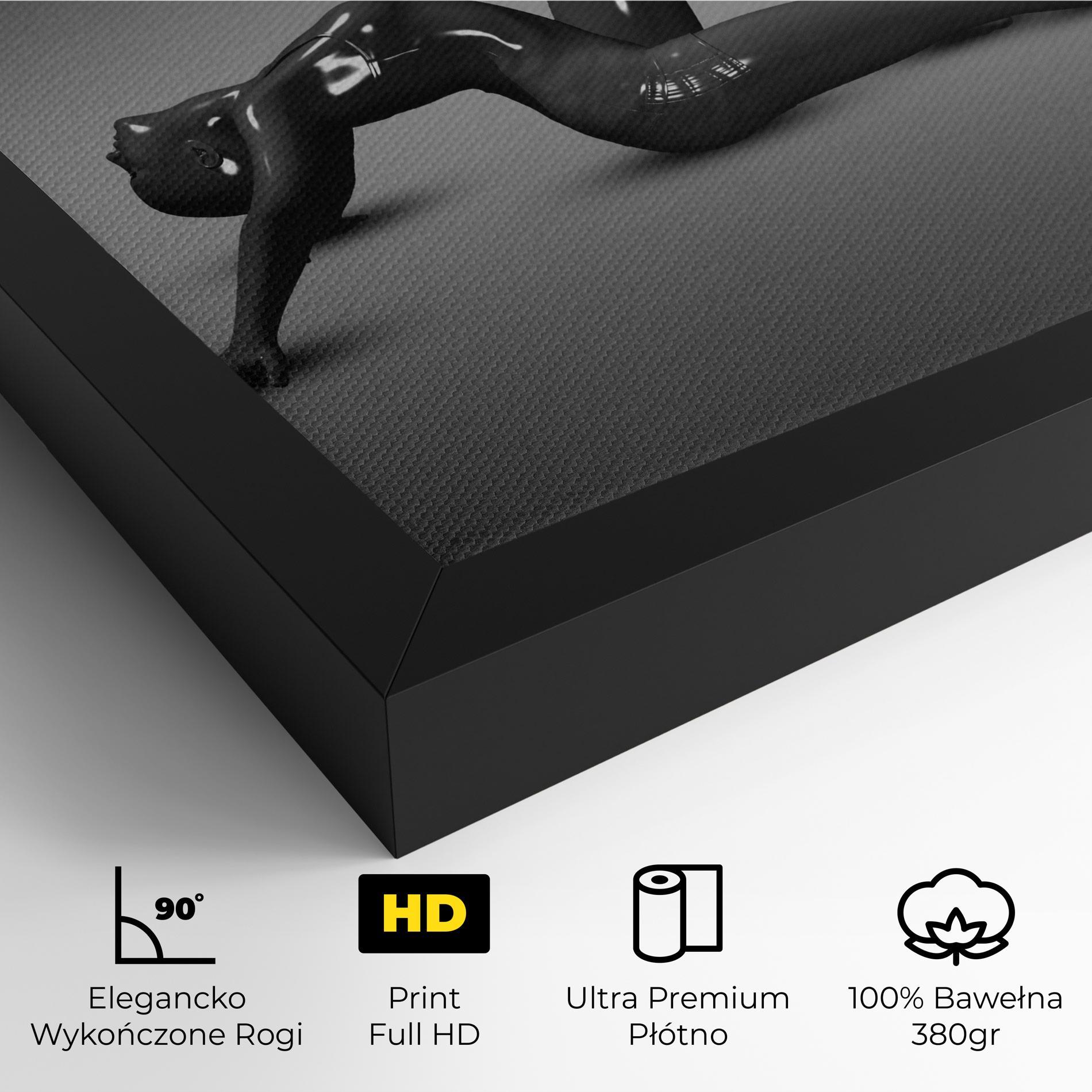 Obraz na Płótnie 3d Black Female mockup 4