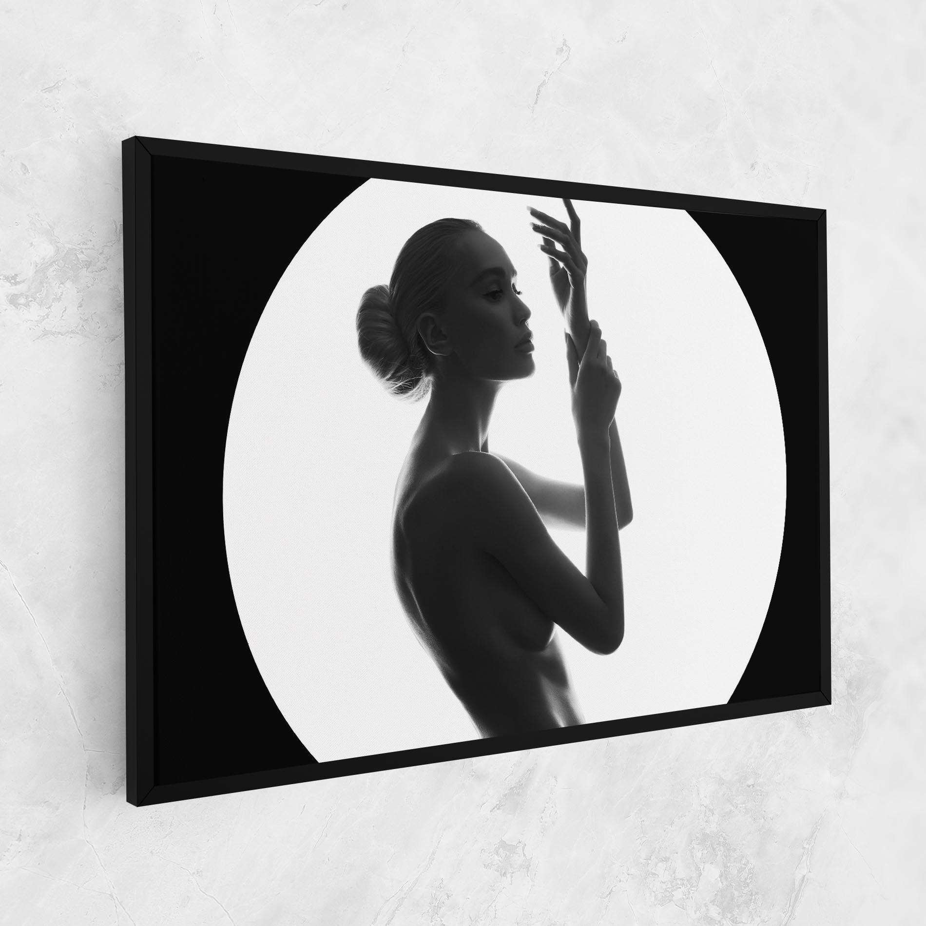 Obraz na Płótnie Circle Woman Body mockup 1