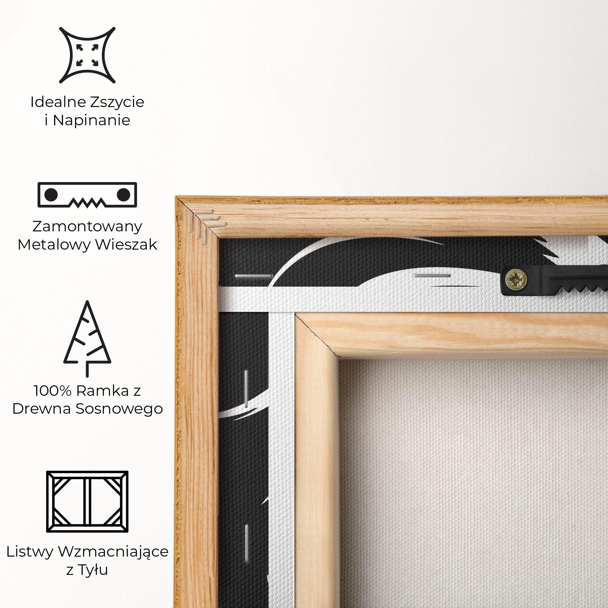 Obraz na Płótnie Eyeliner Shilouette mockup 5