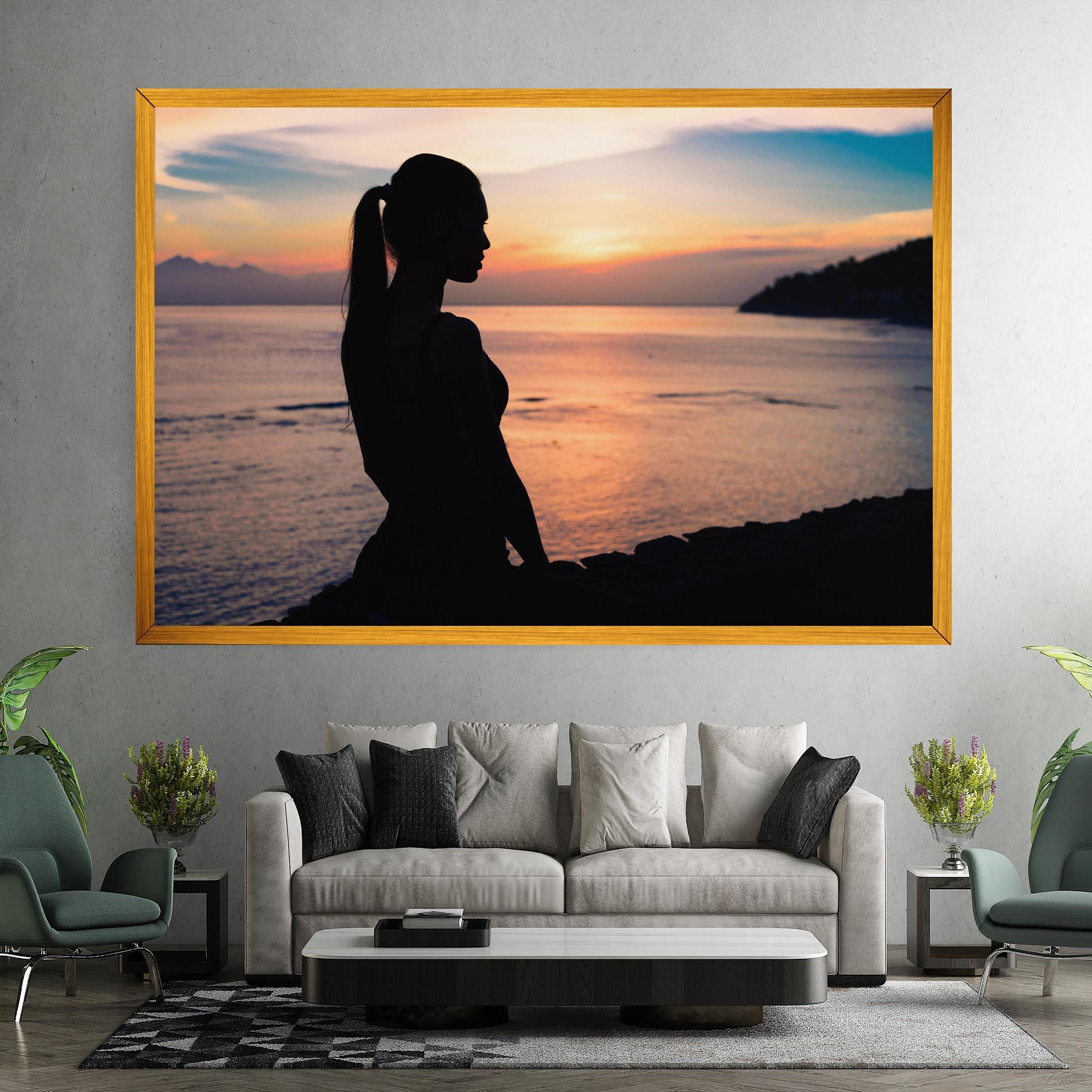 Obraz na Płótnie Beach Pretty View mockup 7