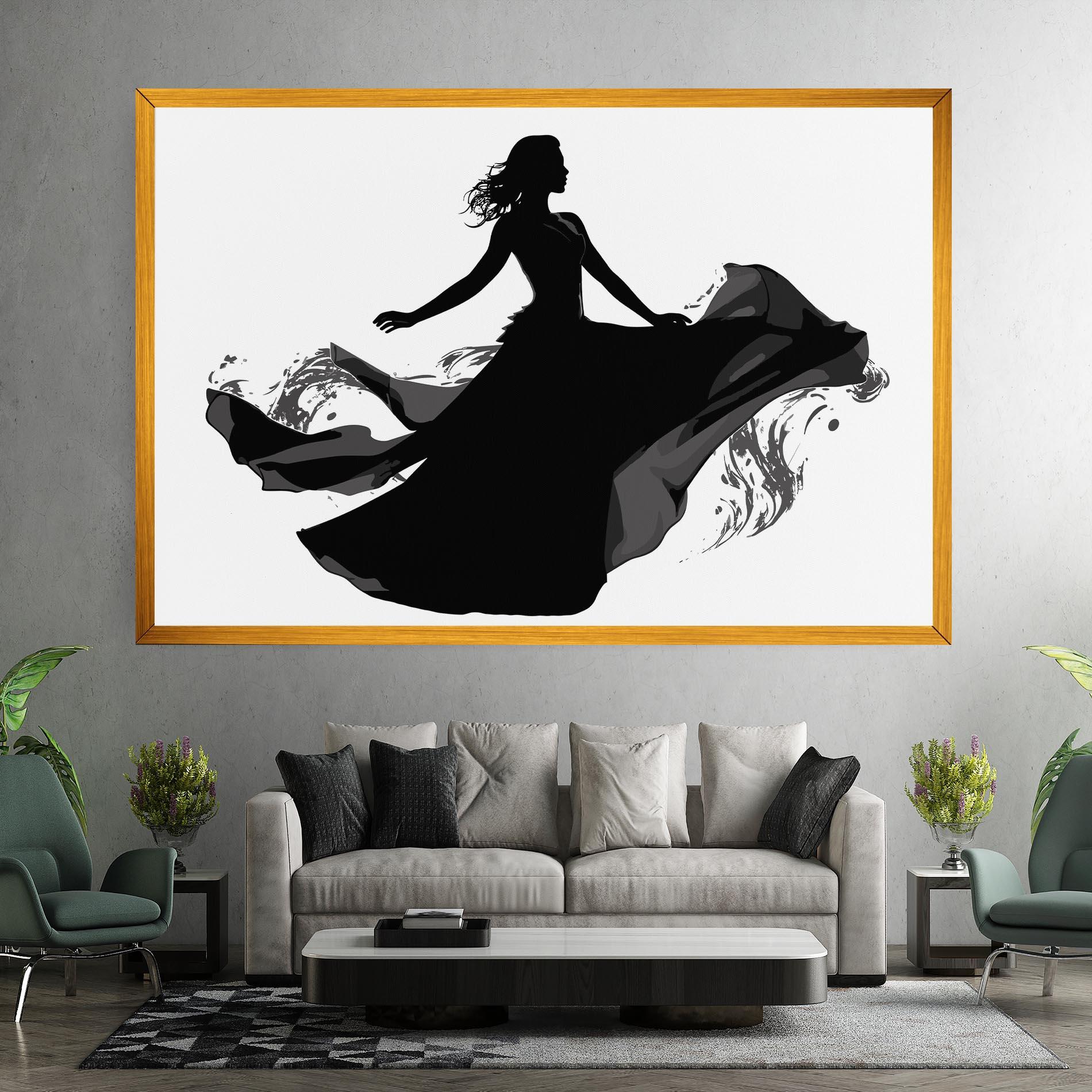 Obraz na Płótnie Dress Jump mockup 7