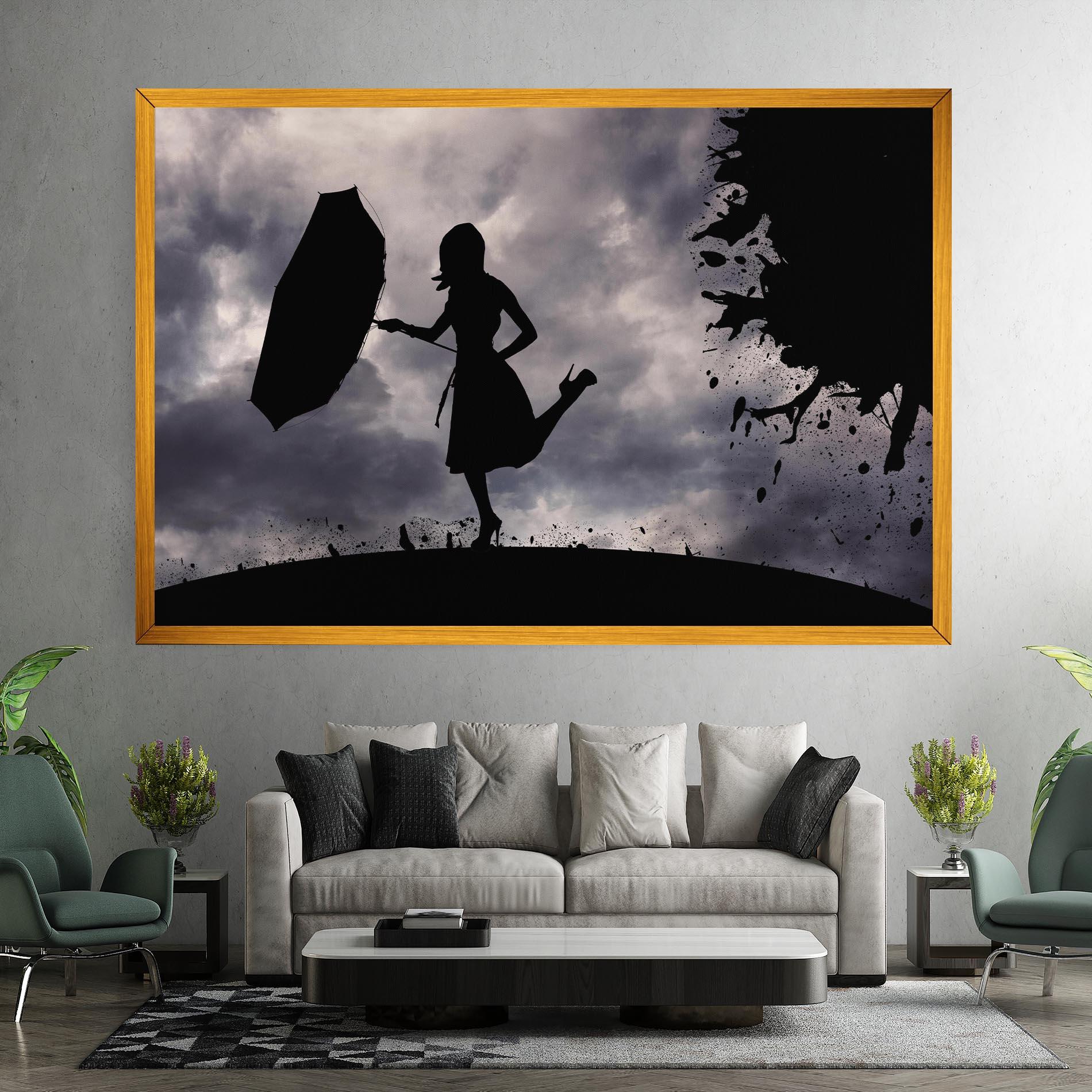 Obraz na Płótnie Stormy Day mockup 7