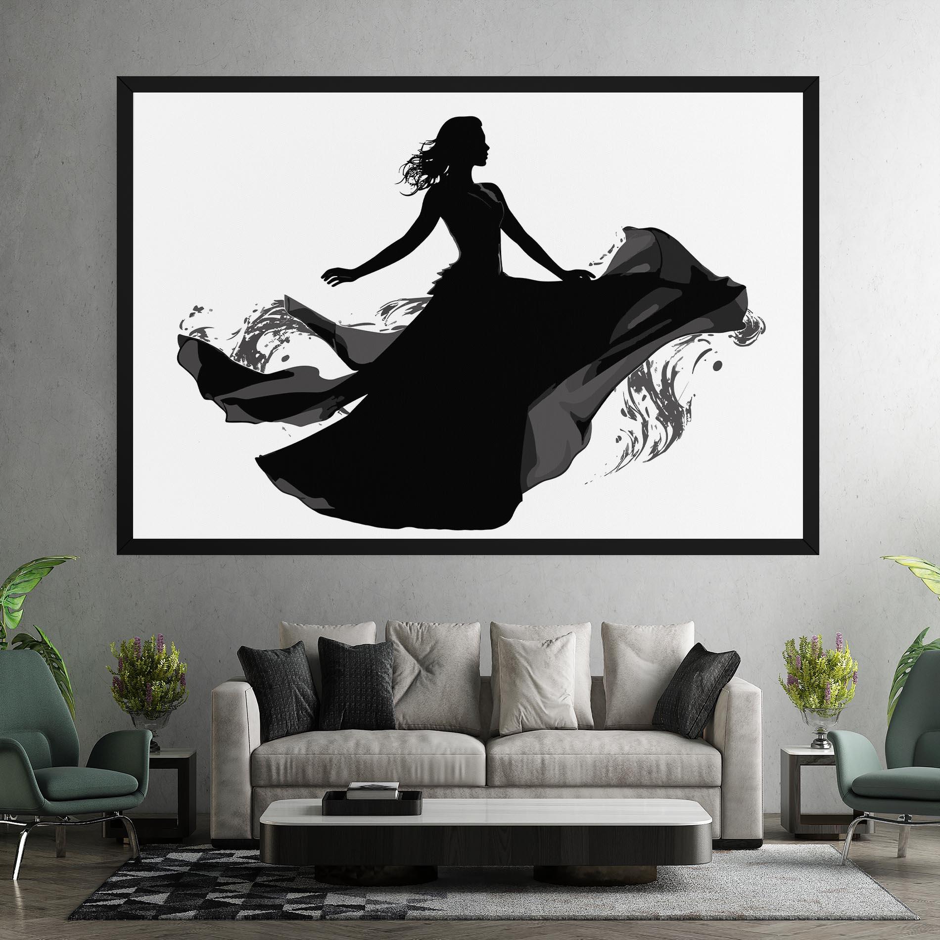 Obraz na Płótnie Dress Jump mockup 7