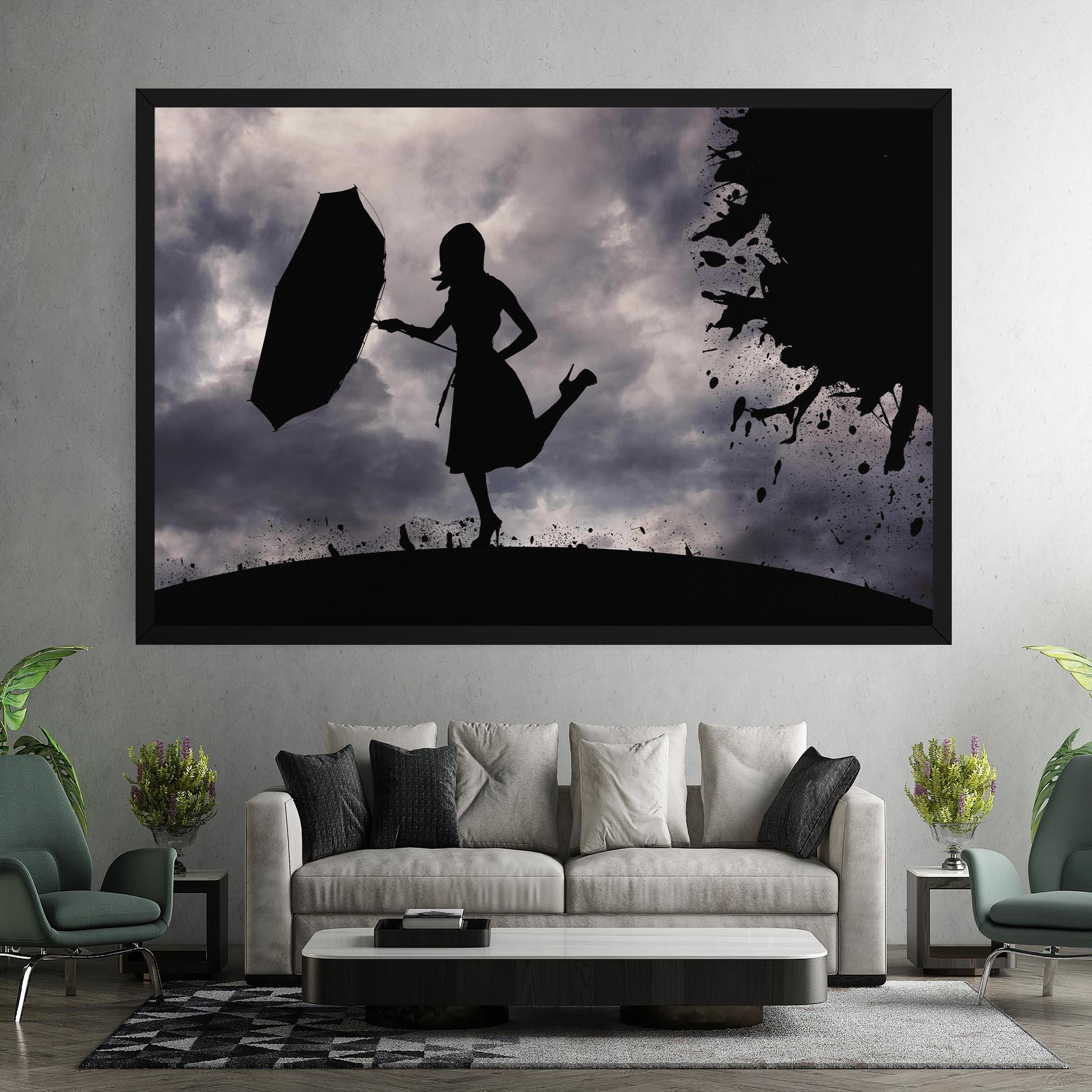 Obraz na Płótnie Stormy Day mockup 7