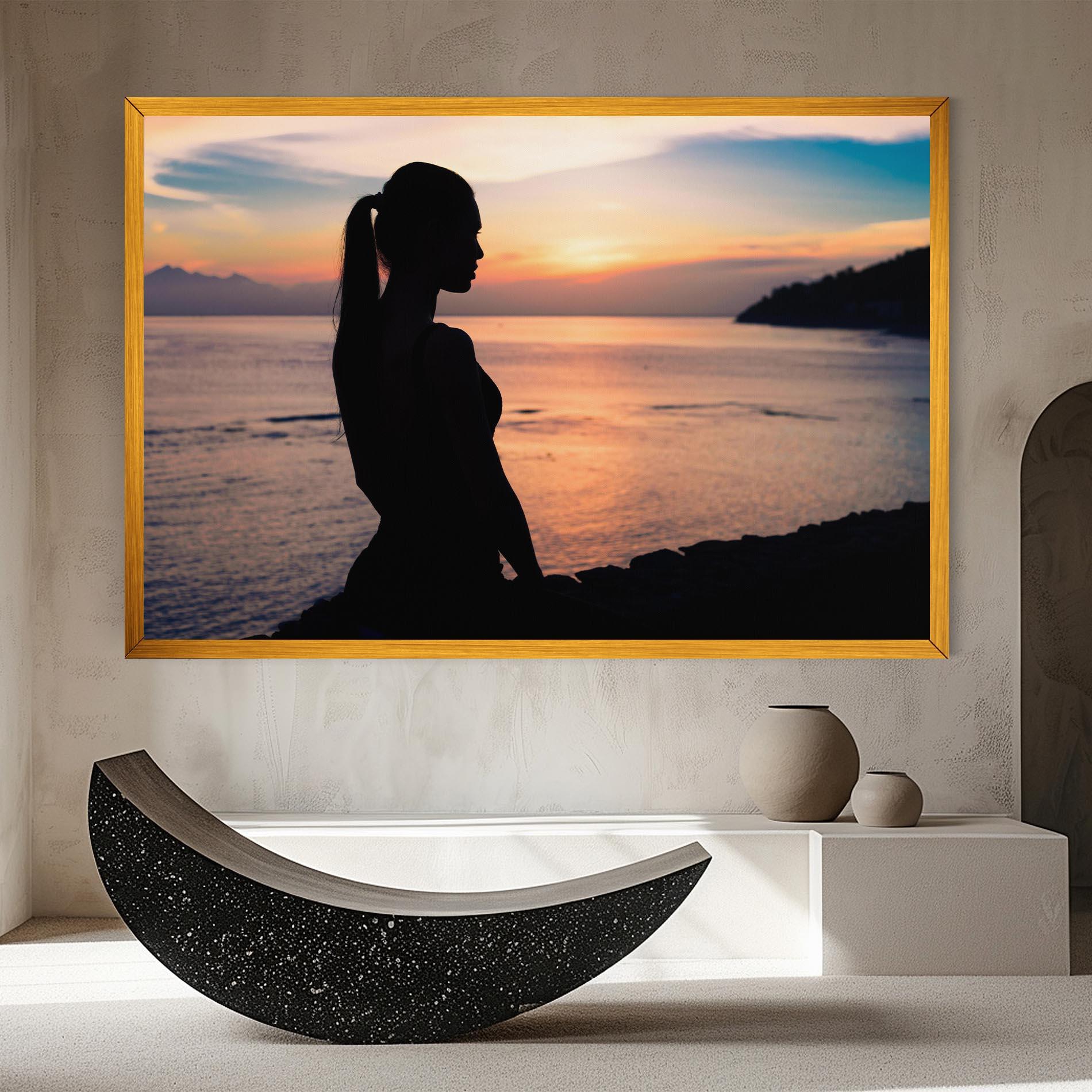 Obraz na Płótnie Beach Pretty View mockup 8