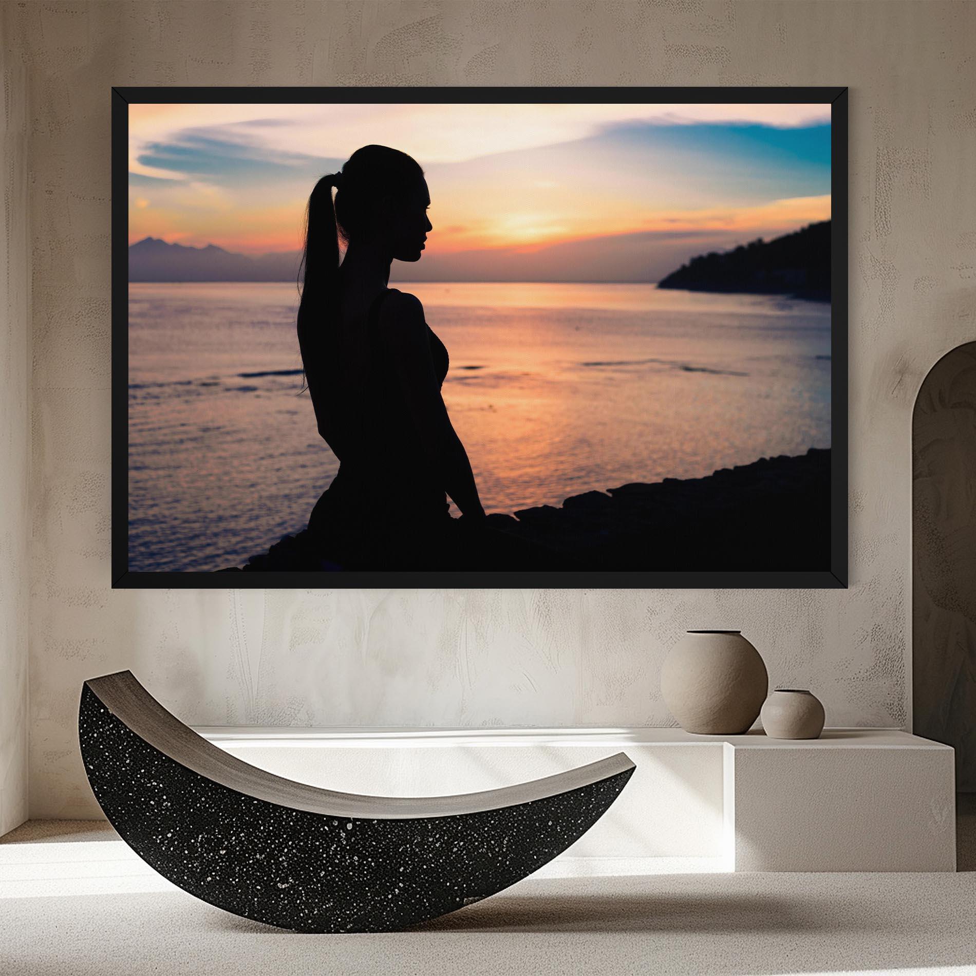 Obraz na Płótnie Beach Pretty View mockup 8